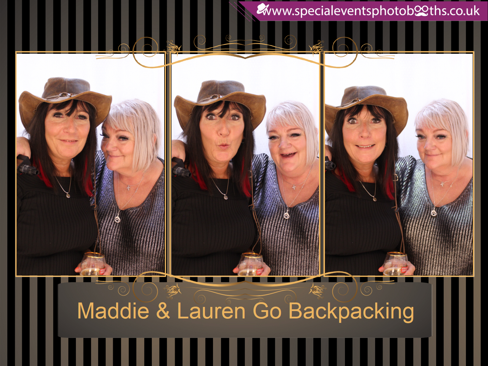 Maddie & Lauren Go Backpacking | View more photos from the event at my.specialeventsphotobooths.co.uk/u/SpecialEventsPhotoBooths/Maddie-Lauren-Go-Backpacking