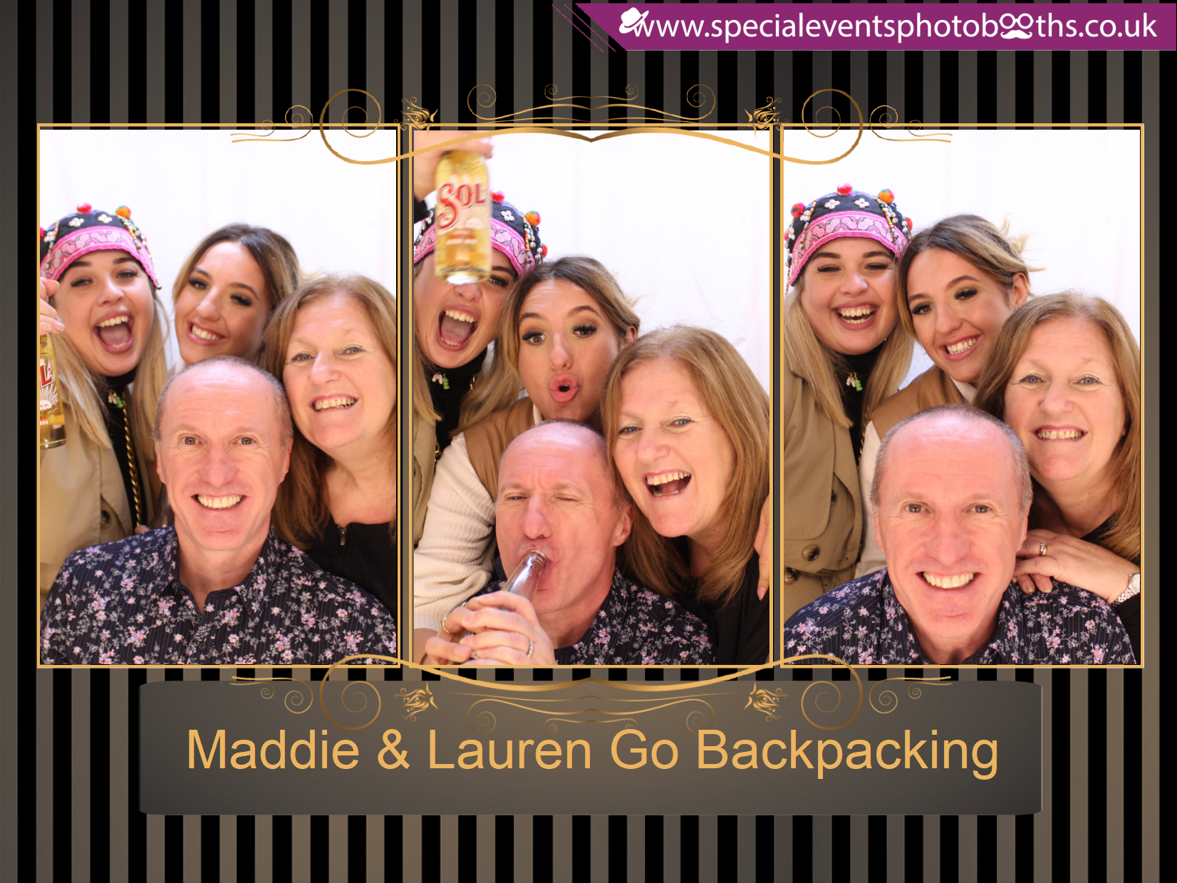 Maddie & Lauren Go Backpacking | View more photos from the event at my.specialeventsphotobooths.co.uk/u/SpecialEventsPhotoBooths/Maddie-Lauren-Go-Backpacking