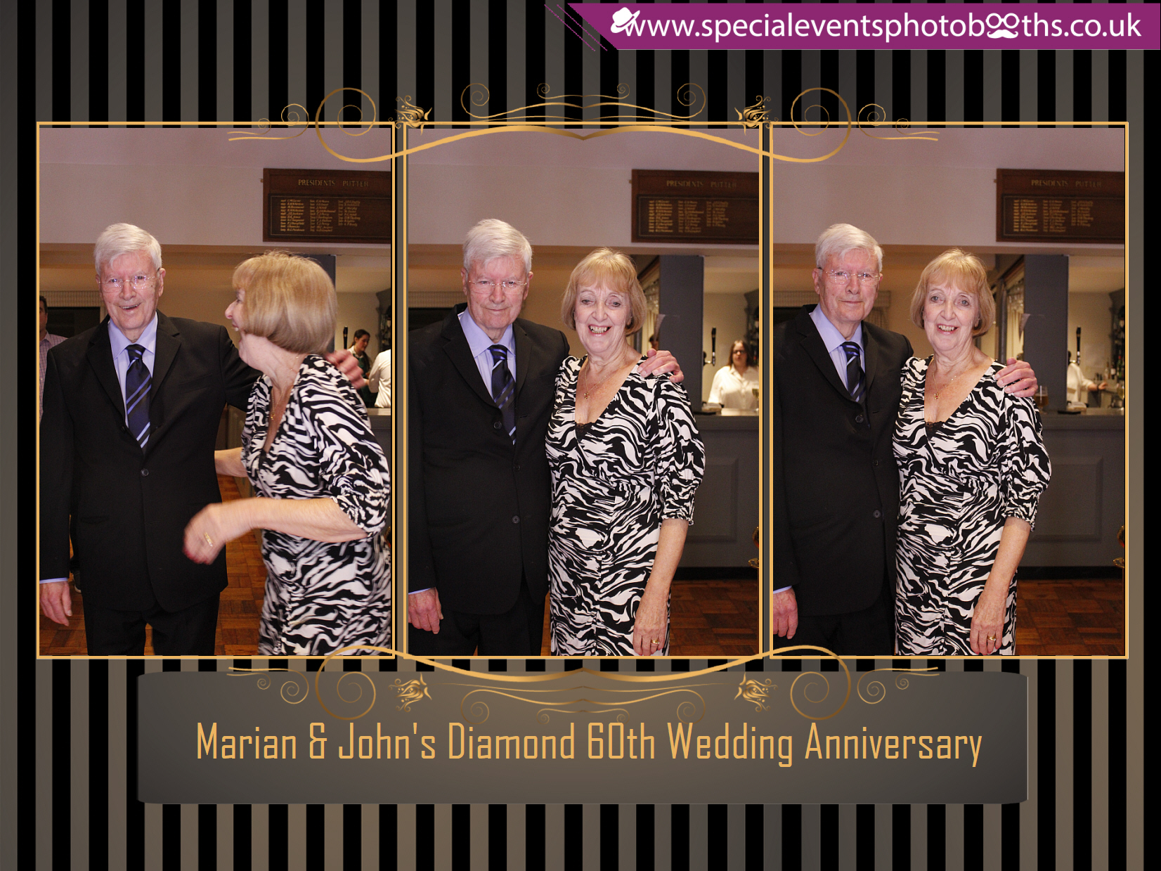 Marian & John's Diamond 60th Wedding Anniversary | View more photos from the event at my.specialeventsphotobooths.co.uk/u/SpecialEventsPhotoBooths/Marian-Johns-Diamond-60th-Wedding-Anniversary