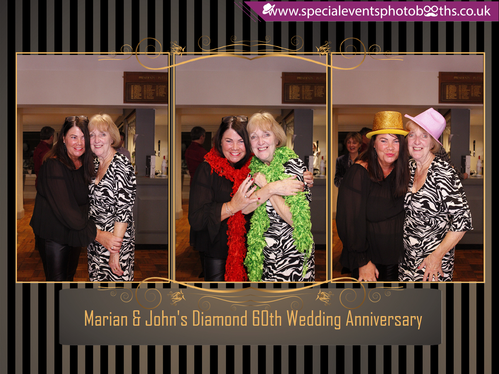 Marian & John's Diamond 60th Wedding Anniversary | View more photos from the event at my.specialeventsphotobooths.co.uk/u/SpecialEventsPhotoBooths/Marian-Johns-Diamond-60th-Wedding-Anniversary