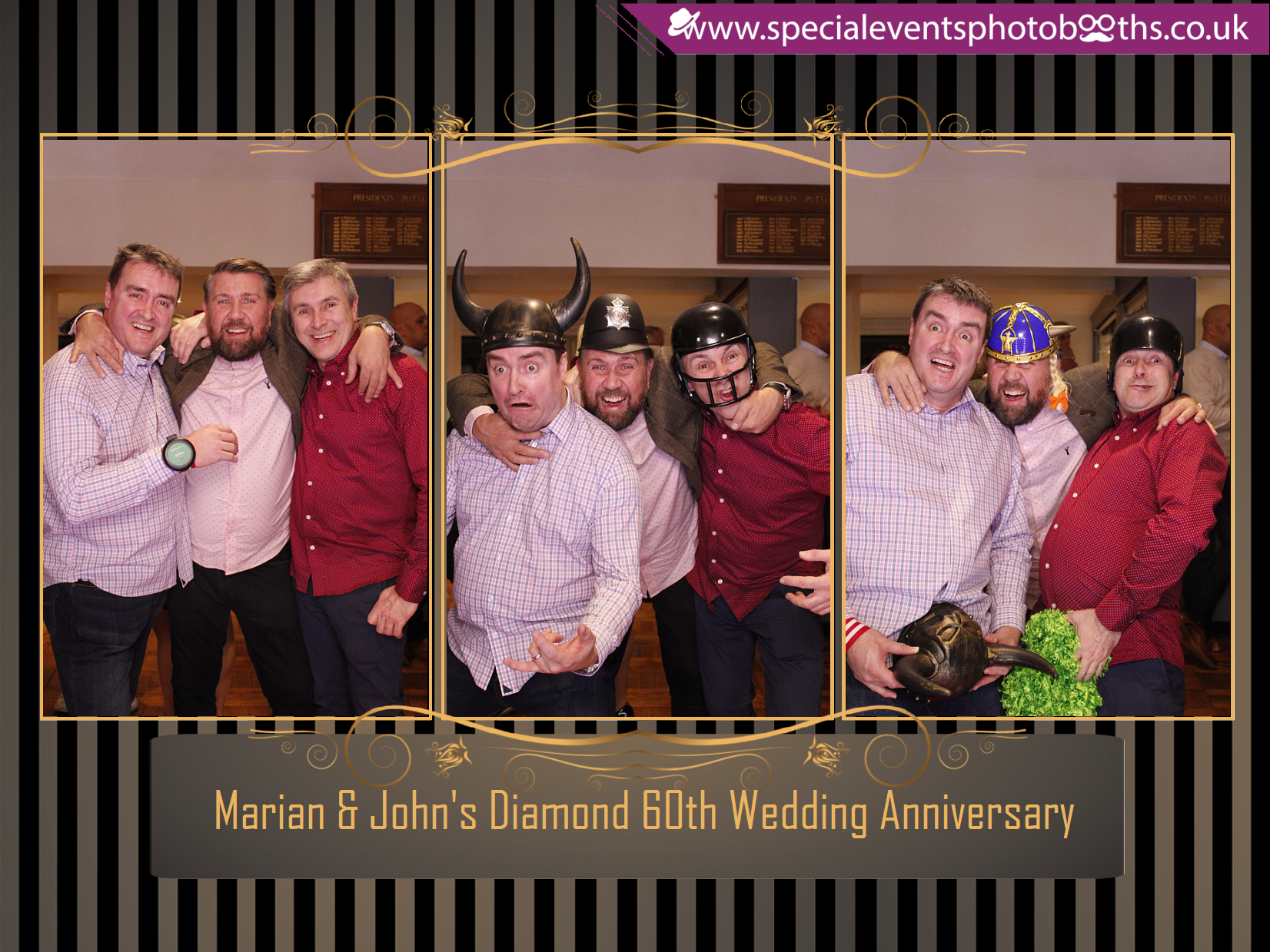 Marian & John's Diamond 60th Wedding Anniversary | View more photos from the event at my.specialeventsphotobooths.co.uk/u/SpecialEventsPhotoBooths/Marian-Johns-Diamond-60th-Wedding-Anniversary