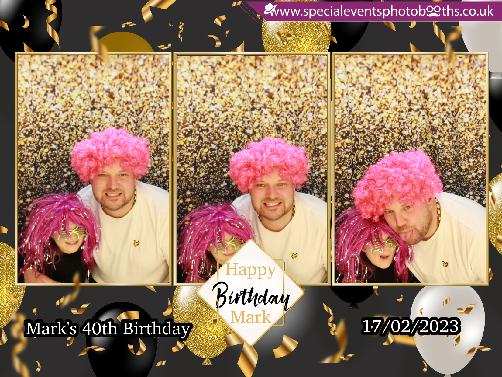 Mark's 40th Birthday | View more photos from the event at my.specialeventsphotobooths.co.uk/u/SpecialEventsPhotoBooths/Marks-40th-Birthday