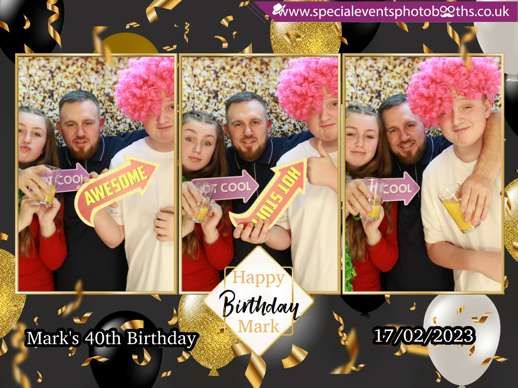 Mark's 40th Birthday | View more photos from the event at my.specialeventsphotobooths.co.uk/u/SpecialEventsPhotoBooths/Marks-40th-Birthday
