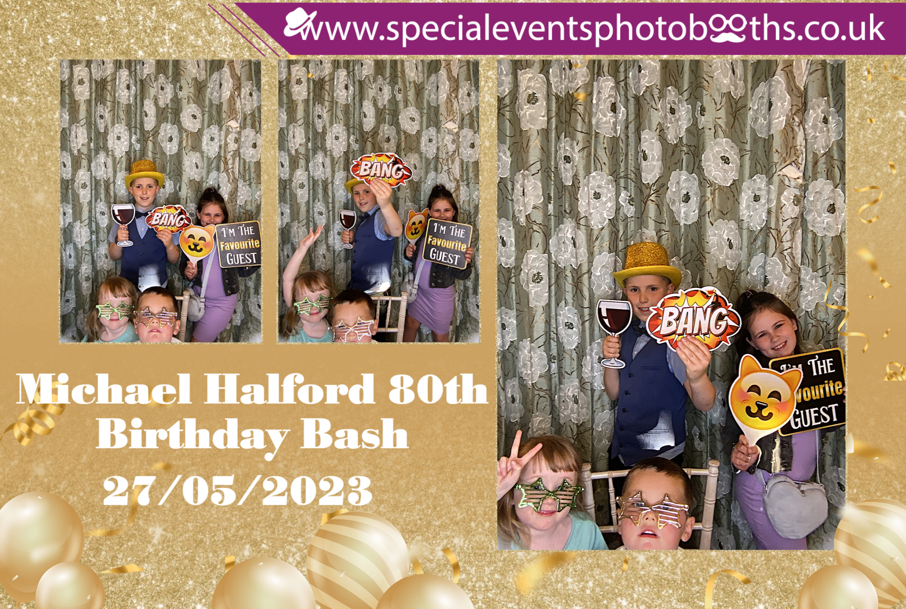 Michael Halford 80th Birthday Bash | View more photos from the event at my.specialeventsphotobooths.co.uk/u/SpecialEventsPhotoBooths/Michael-Halford-80th-Birthday-Bash