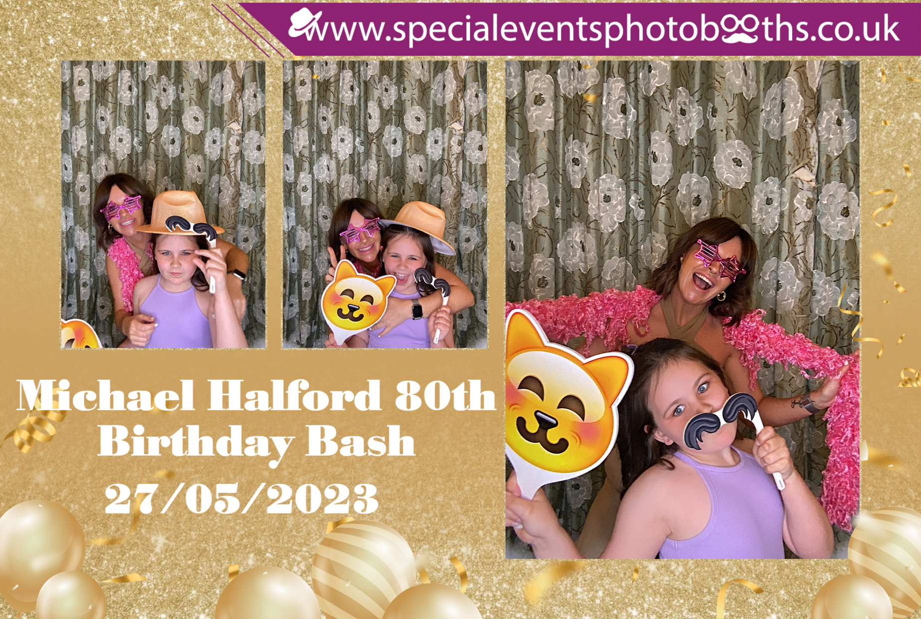 Michael Halford 80th Birthday Bash | View more photos from the event at my.specialeventsphotobooths.co.uk/u/SpecialEventsPhotoBooths/Michael-Halford-80th-Birthday-Bash