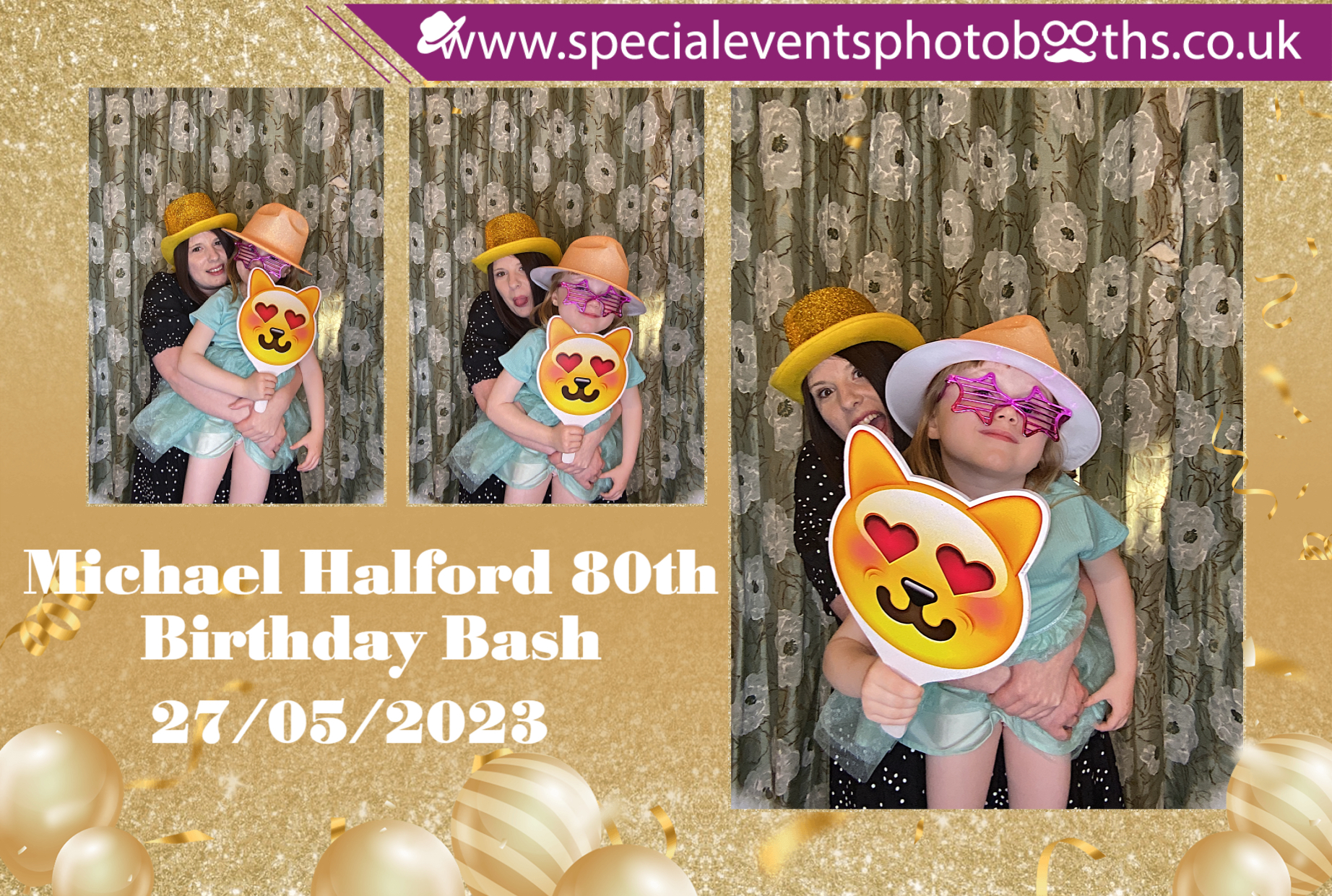 Michael Halford 80th Birthday Bash | View more photos from the event at my.specialeventsphotobooths.co.uk/u/SpecialEventsPhotoBooths/Michael-Halford-80th-Birthday-Bash