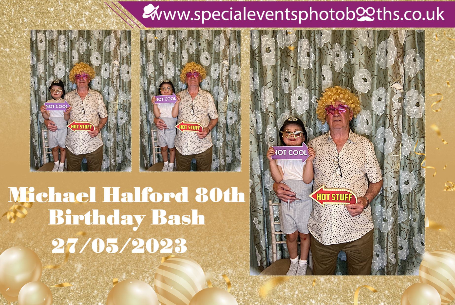 Michael Halford 80th Birthday Bash | View more photos from the event at my.specialeventsphotobooths.co.uk/u/SpecialEventsPhotoBooths/Michael-Halford-80th-Birthday-Bash