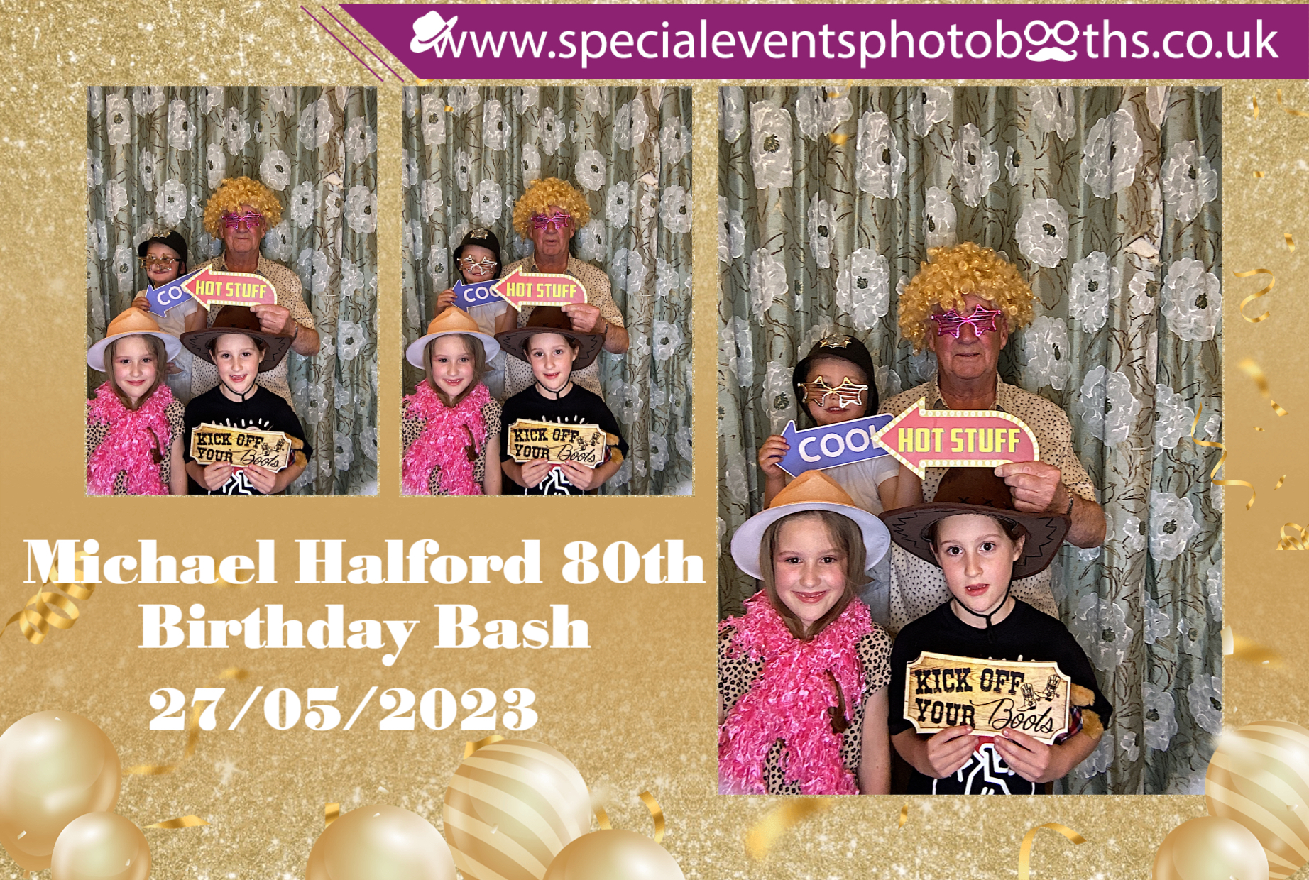 Michael Halford 80th Birthday Bash | View more photos from the event at my.specialeventsphotobooths.co.uk/u/SpecialEventsPhotoBooths/Michael-Halford-80th-Birthday-Bash