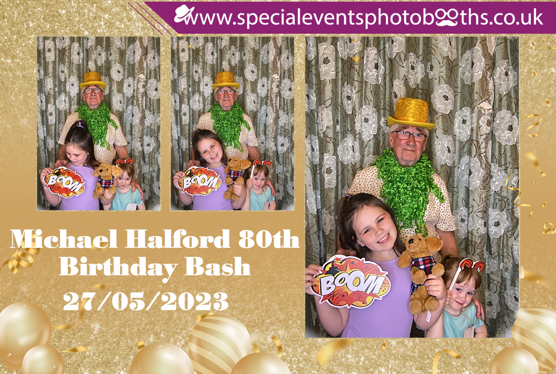 Michael Halford 80th Birthday Bash | View more photos from the event at my.specialeventsphotobooths.co.uk/u/SpecialEventsPhotoBooths/Michael-Halford-80th-Birthday-Bash