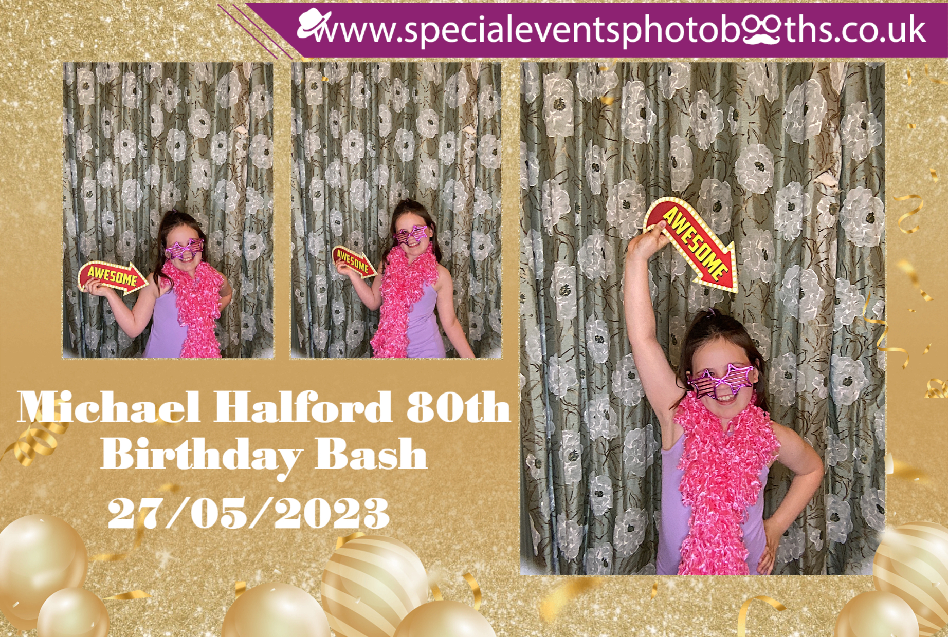 Michael Halford 80th Birthday Bash | View more photos from the event at my.specialeventsphotobooths.co.uk/u/SpecialEventsPhotoBooths/Michael-Halford-80th-Birthday-Bash