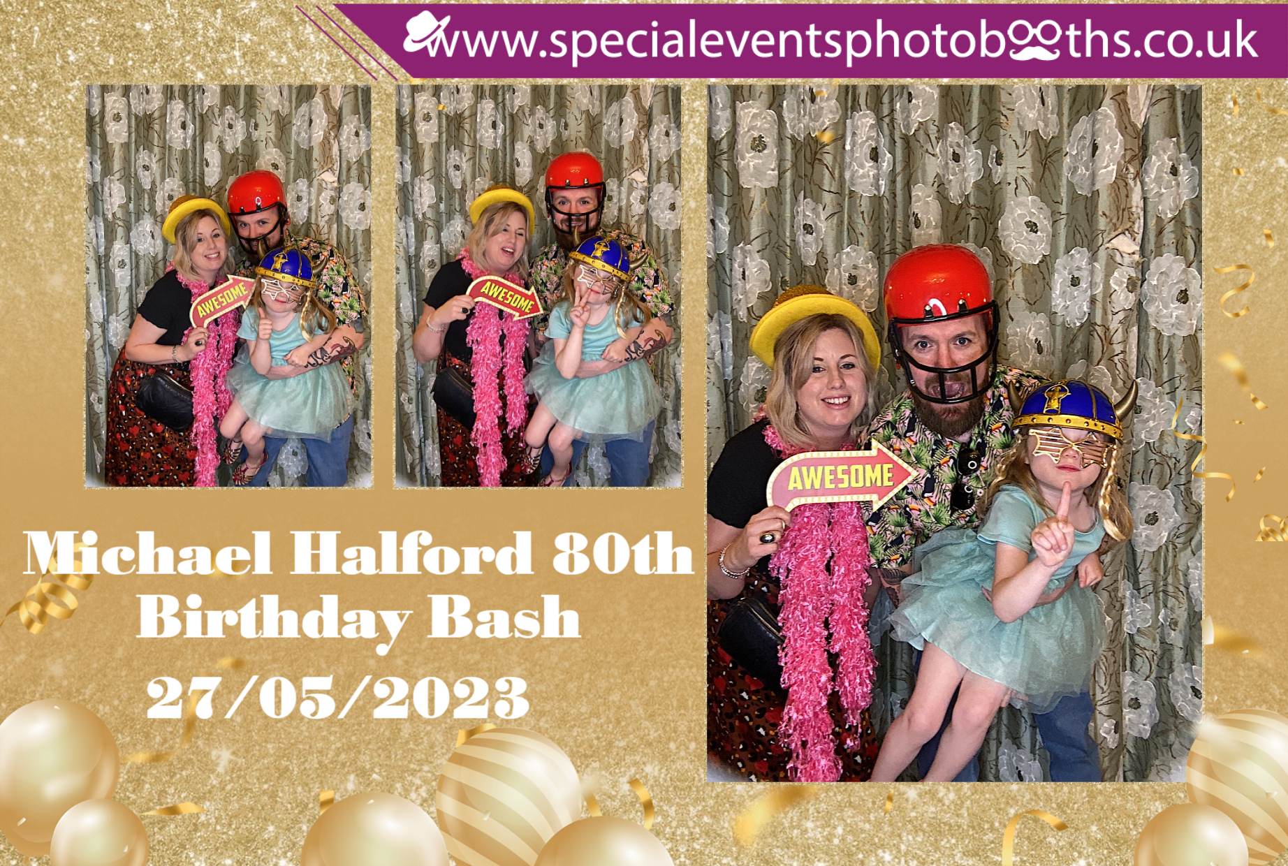 Michael Halford 80th Birthday Bash | View more photos from the event at my.specialeventsphotobooths.co.uk/u/SpecialEventsPhotoBooths/Michael-Halford-80th-Birthday-Bash