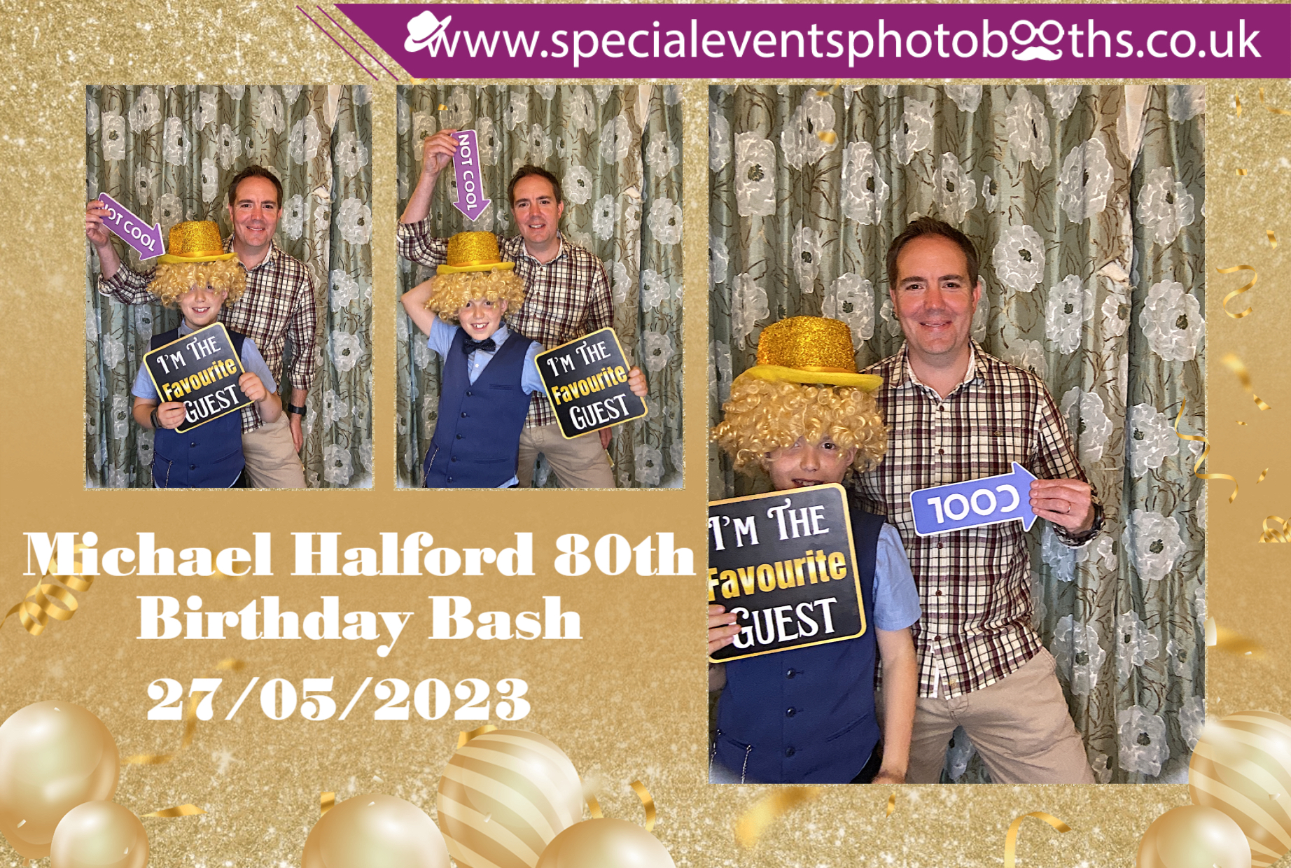 Michael Halford 80th Birthday Bash | View more photos from the event at my.specialeventsphotobooths.co.uk/u/SpecialEventsPhotoBooths/Michael-Halford-80th-Birthday-Bash