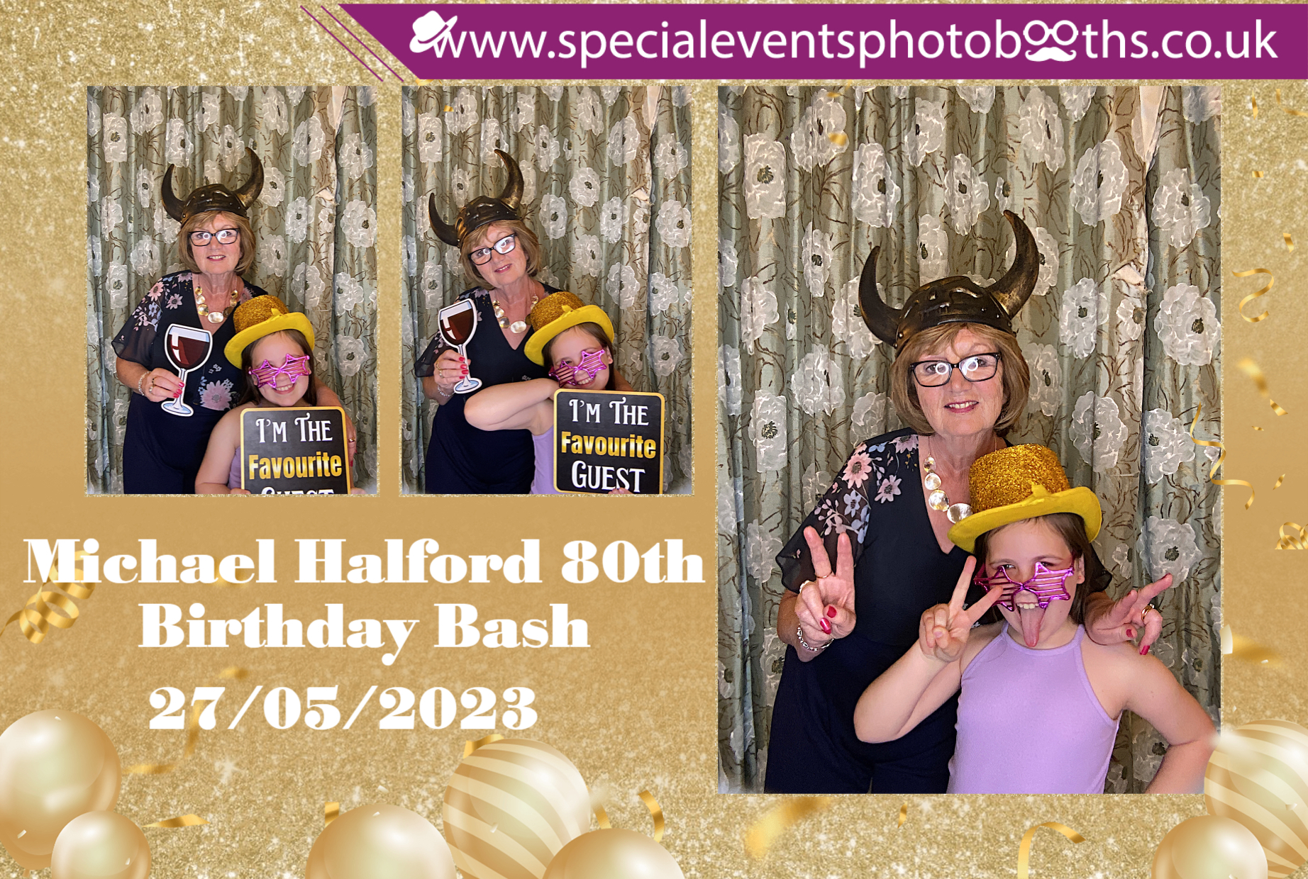 Michael Halford 80th Birthday Bash | View more photos from the event at my.specialeventsphotobooths.co.uk/u/SpecialEventsPhotoBooths/Michael-Halford-80th-Birthday-Bash