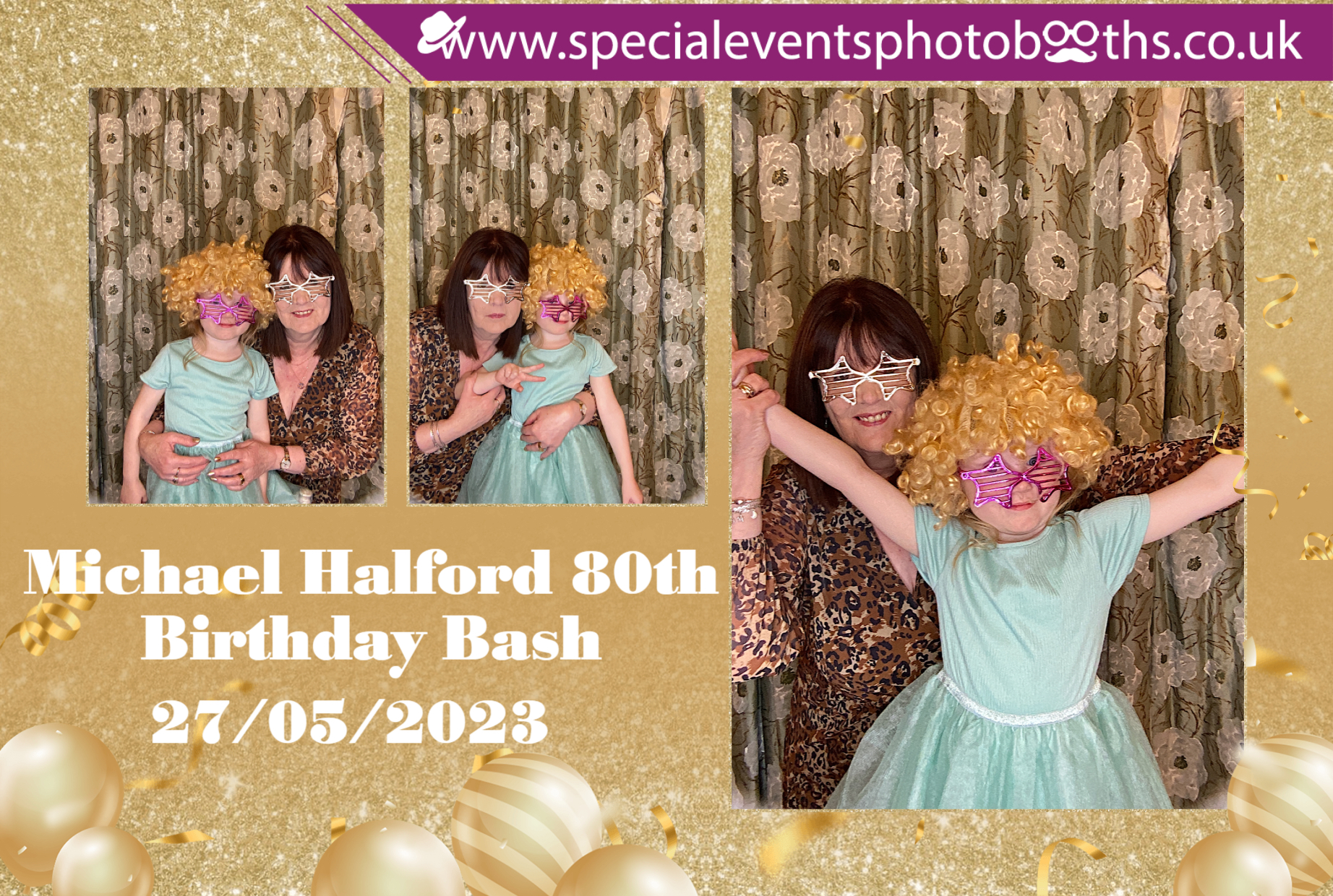 Michael Halford 80th Birthday Bash | View more photos from the event at my.specialeventsphotobooths.co.uk/u/SpecialEventsPhotoBooths/Michael-Halford-80th-Birthday-Bash