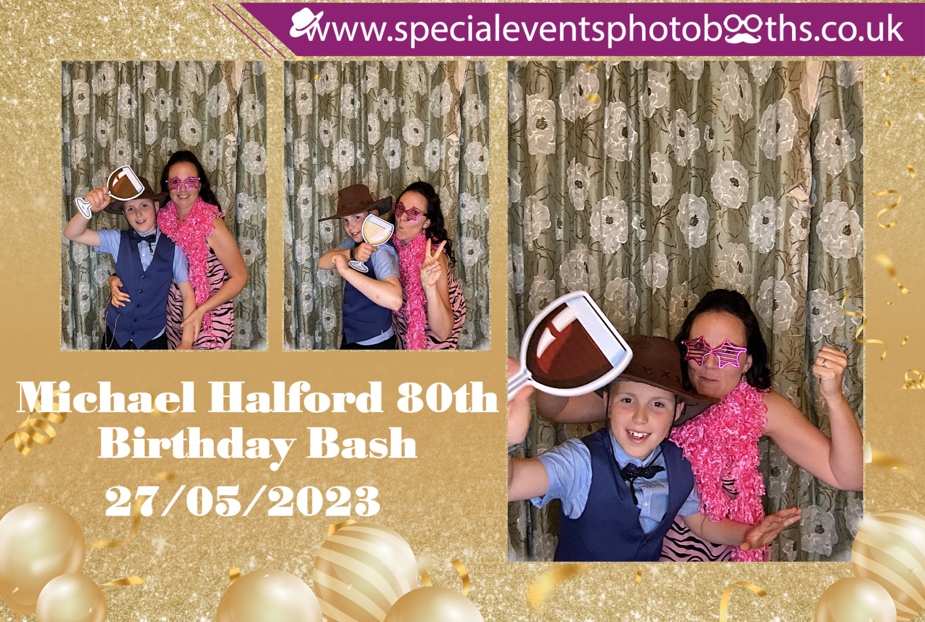 Michael Halford 80th Birthday Bash | View more photos from the event at my.specialeventsphotobooths.co.uk/u/SpecialEventsPhotoBooths/Michael-Halford-80th-Birthday-Bash