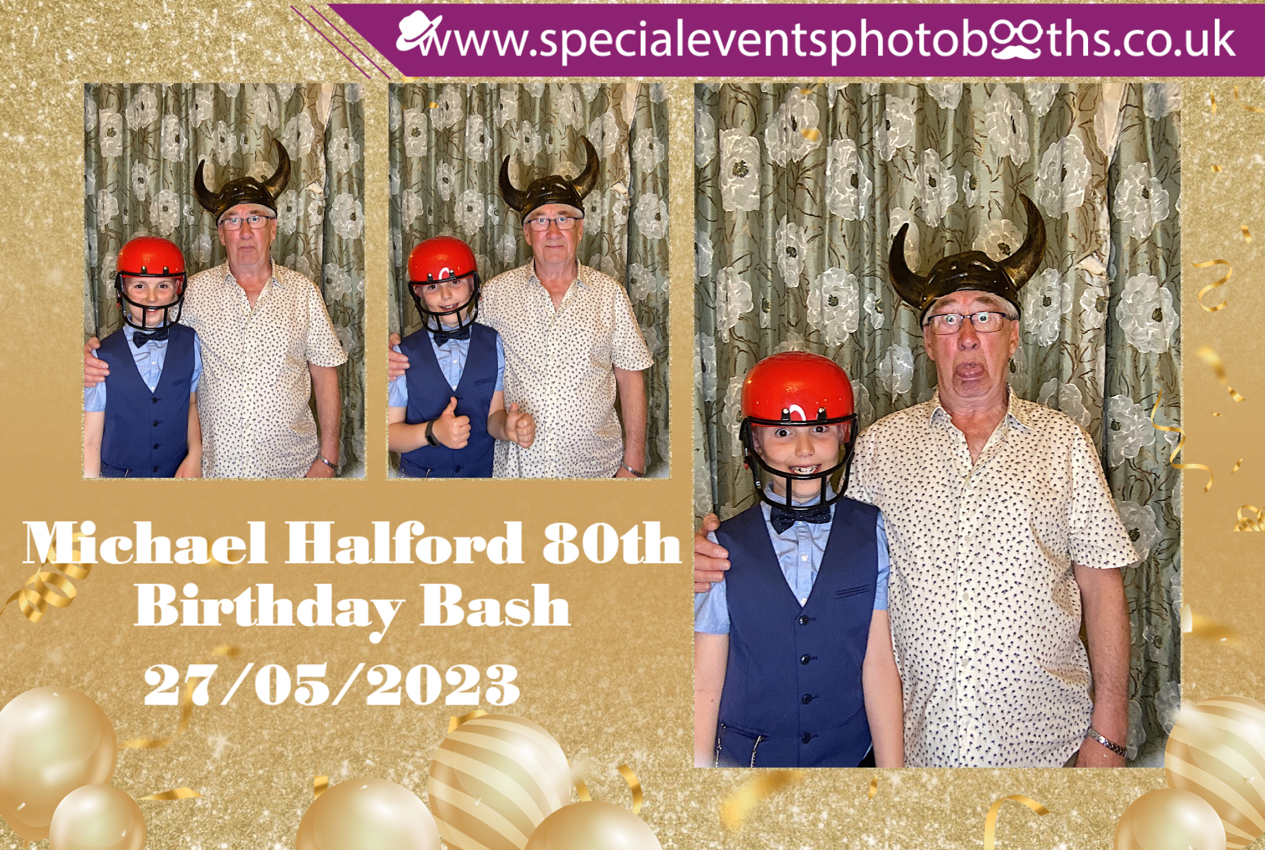 Michael Halford 80th Birthday Bash | View more photos from the event at my.specialeventsphotobooths.co.uk/u/SpecialEventsPhotoBooths/Michael-Halford-80th-Birthday-Bash