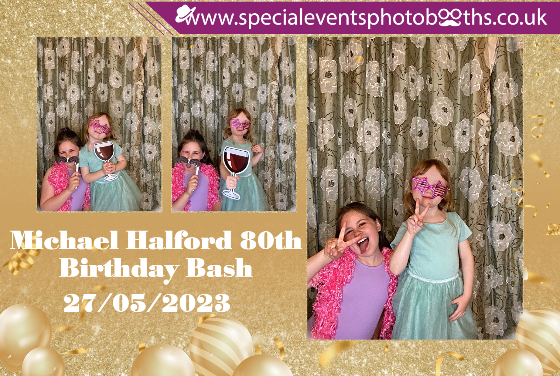 Michael Halford 80th Birthday Bash | View more photos from the event at my.specialeventsphotobooths.co.uk/u/SpecialEventsPhotoBooths/Michael-Halford-80th-Birthday-Bash