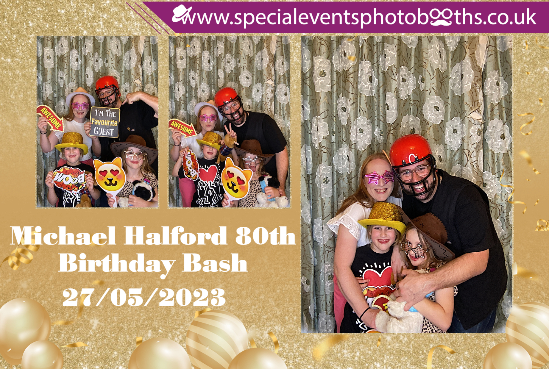 Michael Halford 80th Birthday Bash | View more photos from the event at my.specialeventsphotobooths.co.uk/u/SpecialEventsPhotoBooths/Michael-Halford-80th-Birthday-Bash