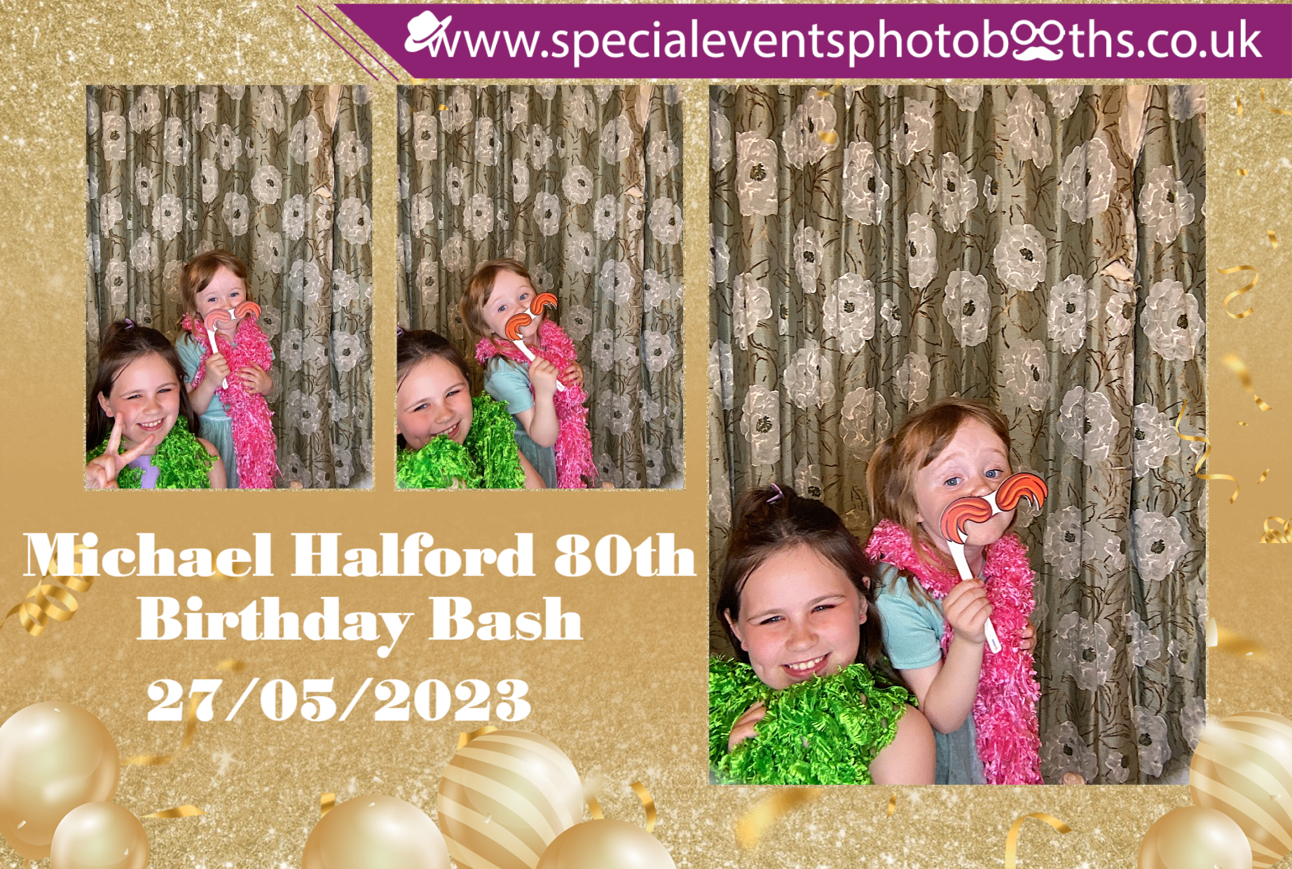 Michael Halford 80th Birthday Bash | View more photos from the event at my.specialeventsphotobooths.co.uk/u/SpecialEventsPhotoBooths/Michael-Halford-80th-Birthday-Bash