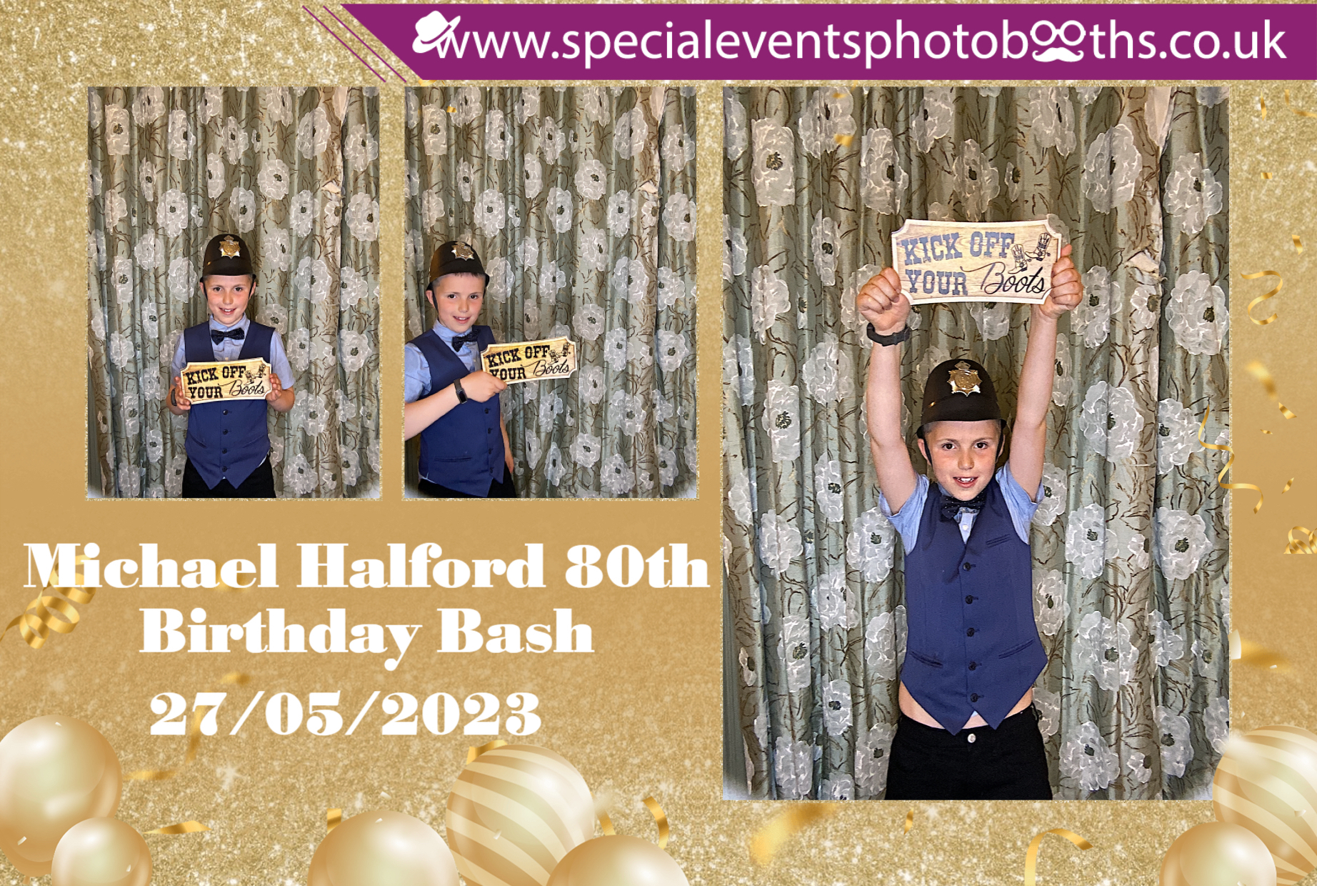 Michael Halford 80th Birthday Bash | View more photos from the event at my.specialeventsphotobooths.co.uk/u/SpecialEventsPhotoBooths/Michael-Halford-80th-Birthday-Bash