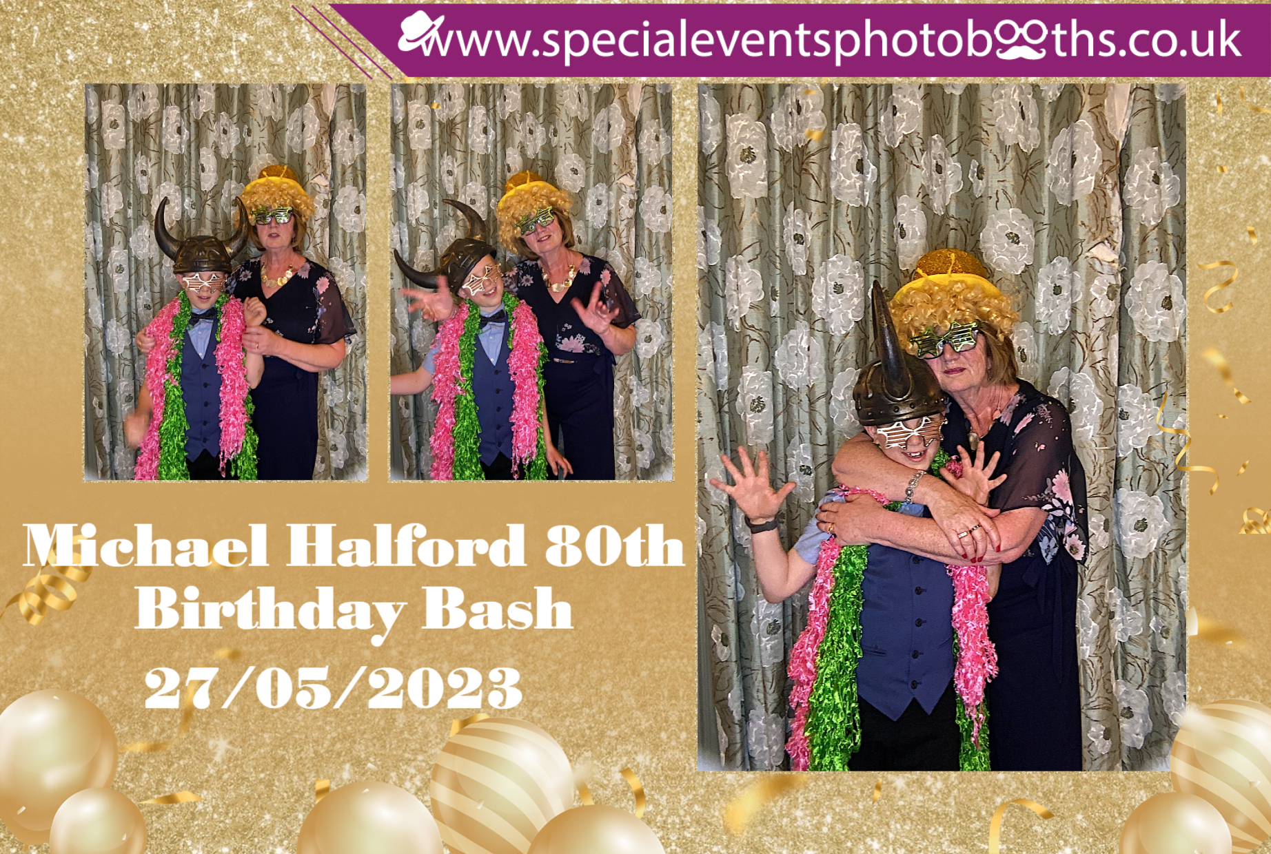 Michael Halford 80th Birthday Bash | View more photos from the event at my.specialeventsphotobooths.co.uk/u/SpecialEventsPhotoBooths/Michael-Halford-80th-Birthday-Bash