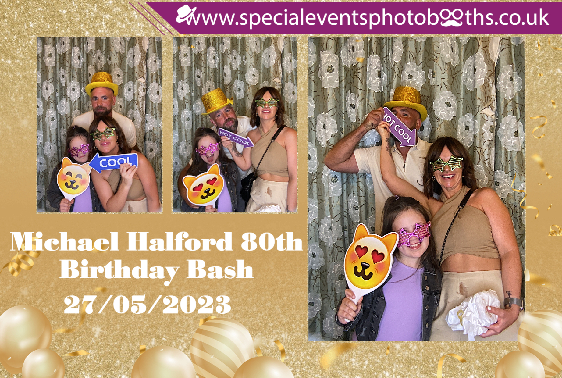 Michael Halford 80th Birthday Bash | View more photos from the event at my.specialeventsphotobooths.co.uk/u/SpecialEventsPhotoBooths/Michael-Halford-80th-Birthday-Bash
