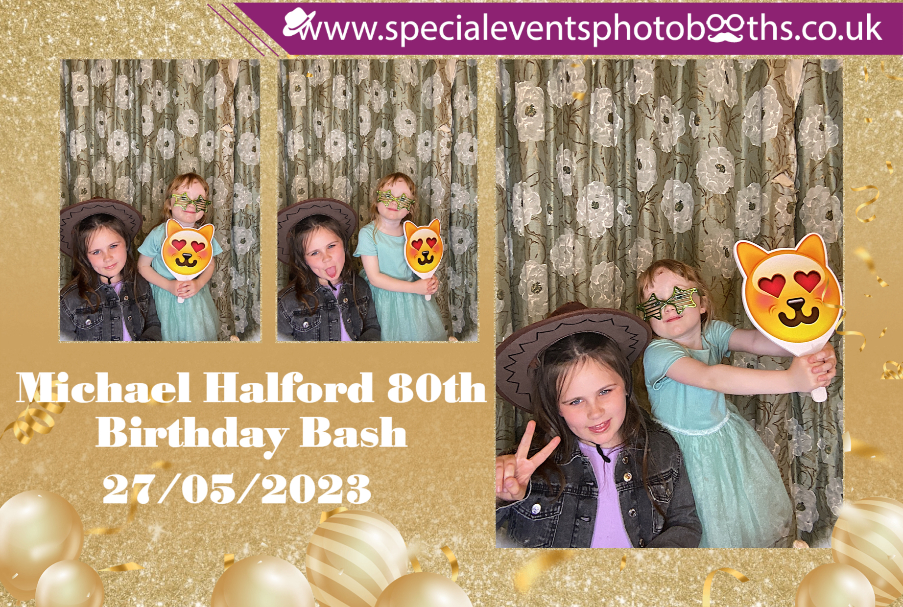 Michael Halford 80th Birthday Bash | View more photos from the event at my.specialeventsphotobooths.co.uk/u/SpecialEventsPhotoBooths/Michael-Halford-80th-Birthday-Bash
