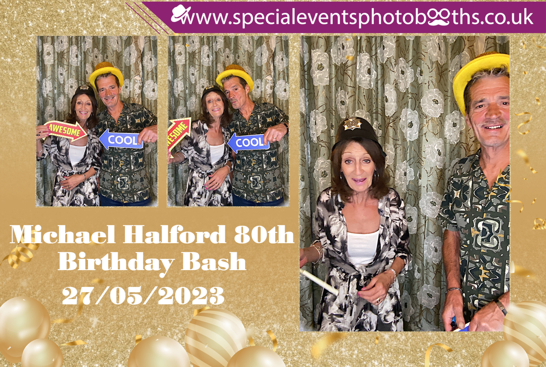 Michael Halford 80th Birthday Bash | View more photos from the event at my.specialeventsphotobooths.co.uk/u/SpecialEventsPhotoBooths/Michael-Halford-80th-Birthday-Bash