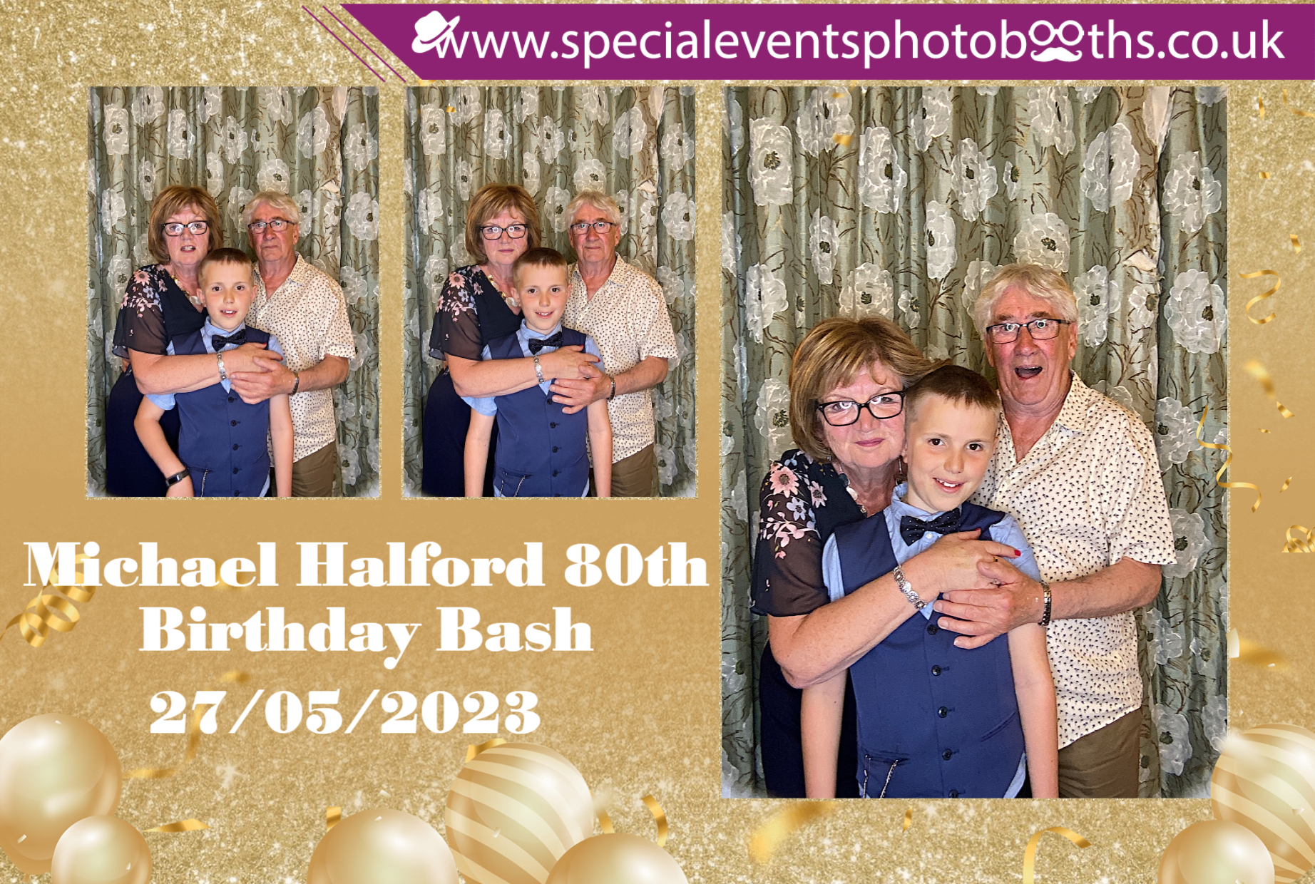 Michael Halford 80th Birthday Bash | View more photos from the event at my.specialeventsphotobooths.co.uk/u/SpecialEventsPhotoBooths/Michael-Halford-80th-Birthday-Bash