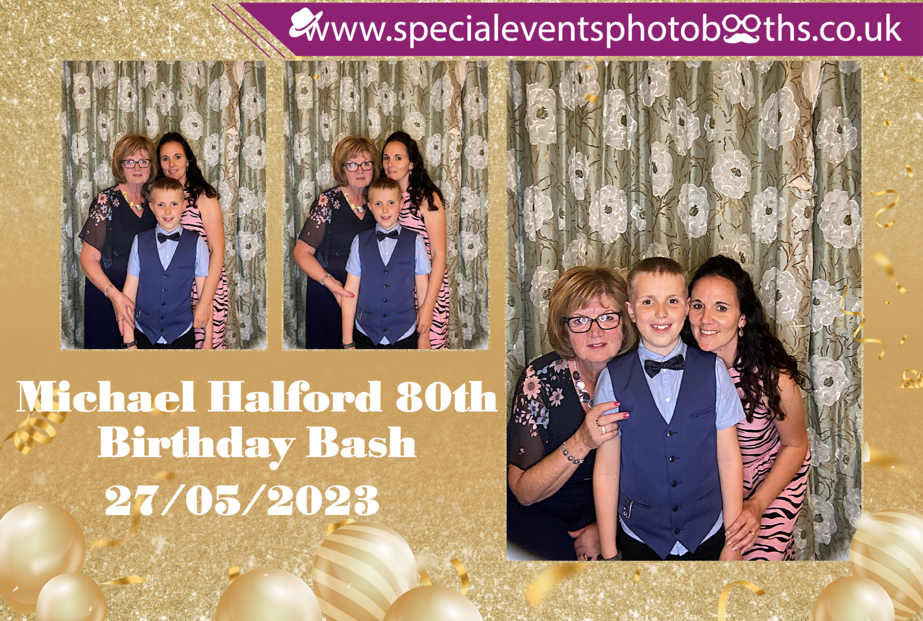 Michael Halford 80th Birthday Bash | View more photos from the event at my.specialeventsphotobooths.co.uk/u/SpecialEventsPhotoBooths/Michael-Halford-80th-Birthday-Bash