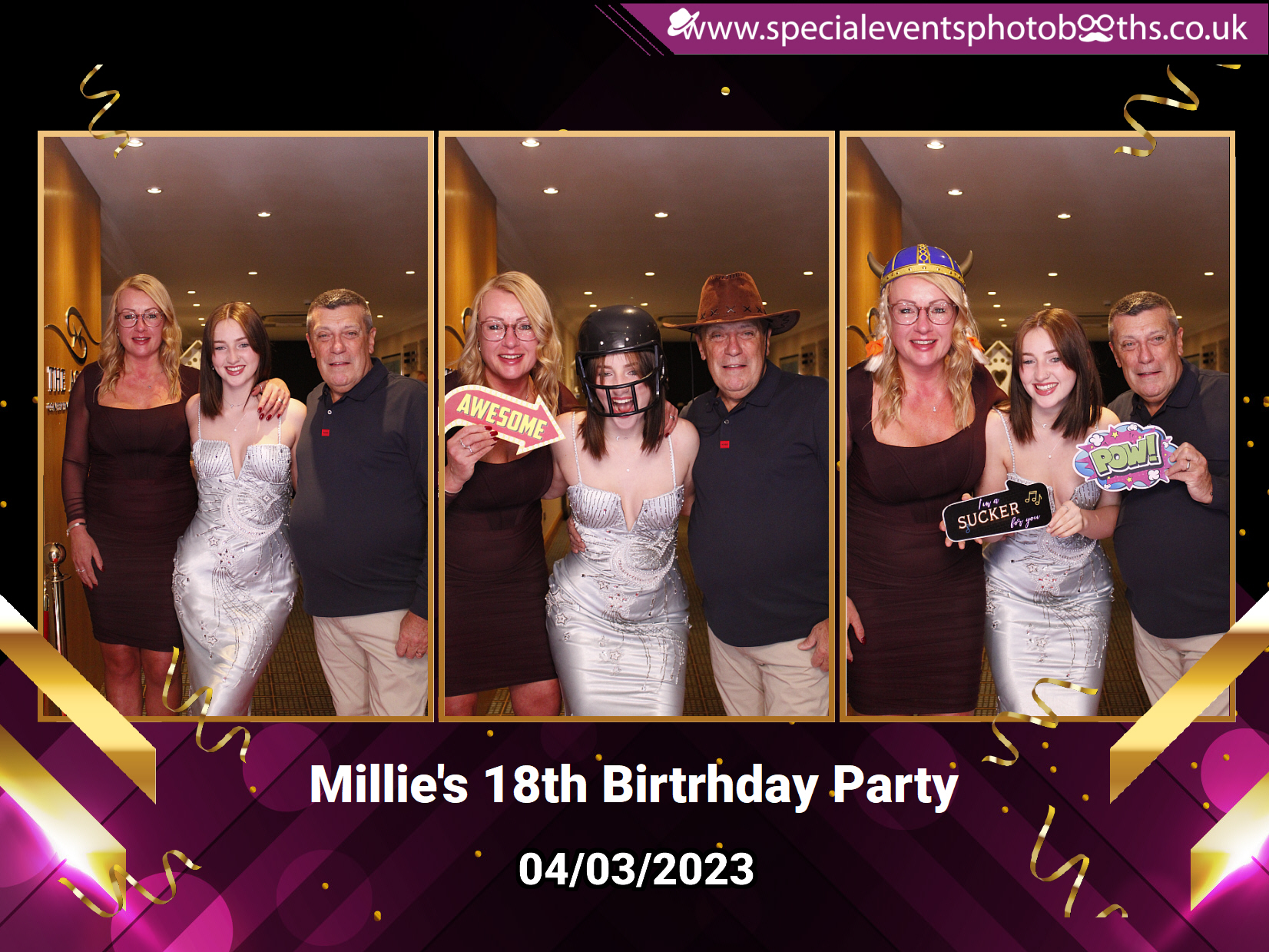 Millie's 18th Birthday Party | View more photos from the event at my.specialeventsphotobooths.co.uk/u/SpecialEventsPhotoBooths/Millies-18th-Birthday-Party-0