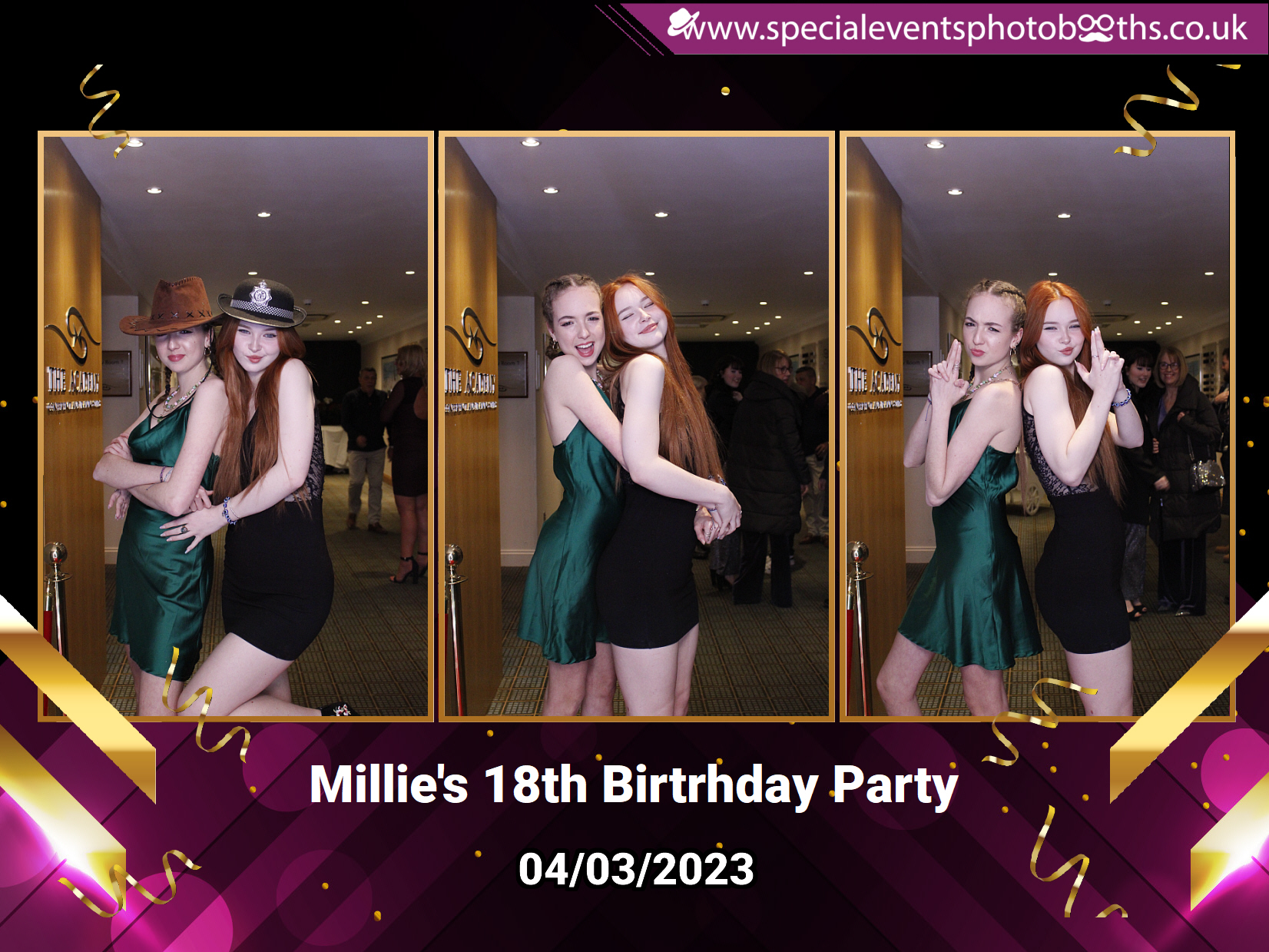 Millie's 18th Birthday Party | View more photos from the event at my.specialeventsphotobooths.co.uk/u/SpecialEventsPhotoBooths/Millies-18th-Birthday-Party-0