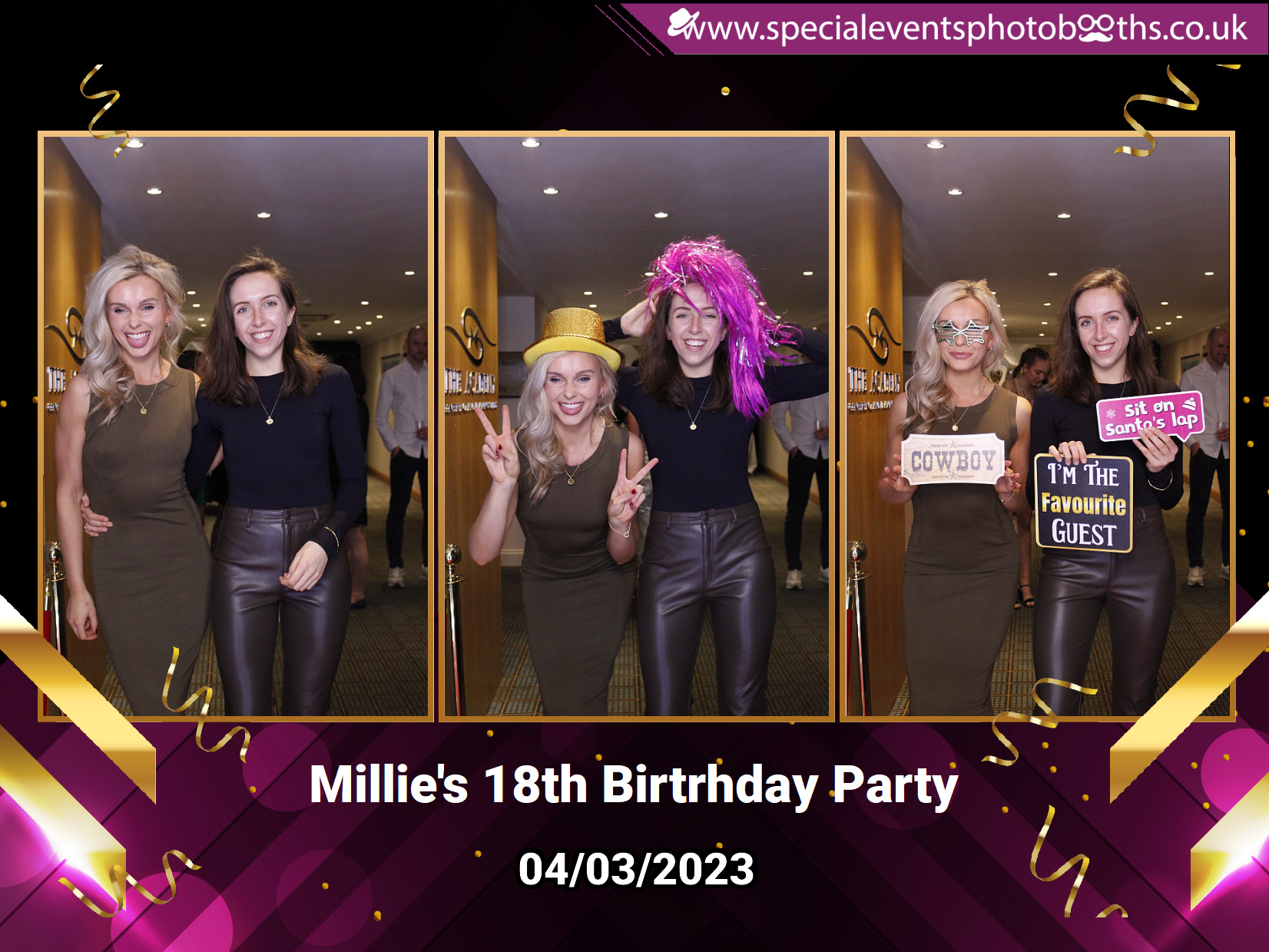 Millie's 18th Birthday Party | View more photos from the event at my.specialeventsphotobooths.co.uk/u/SpecialEventsPhotoBooths/Millies-18th-Birthday-Party-0