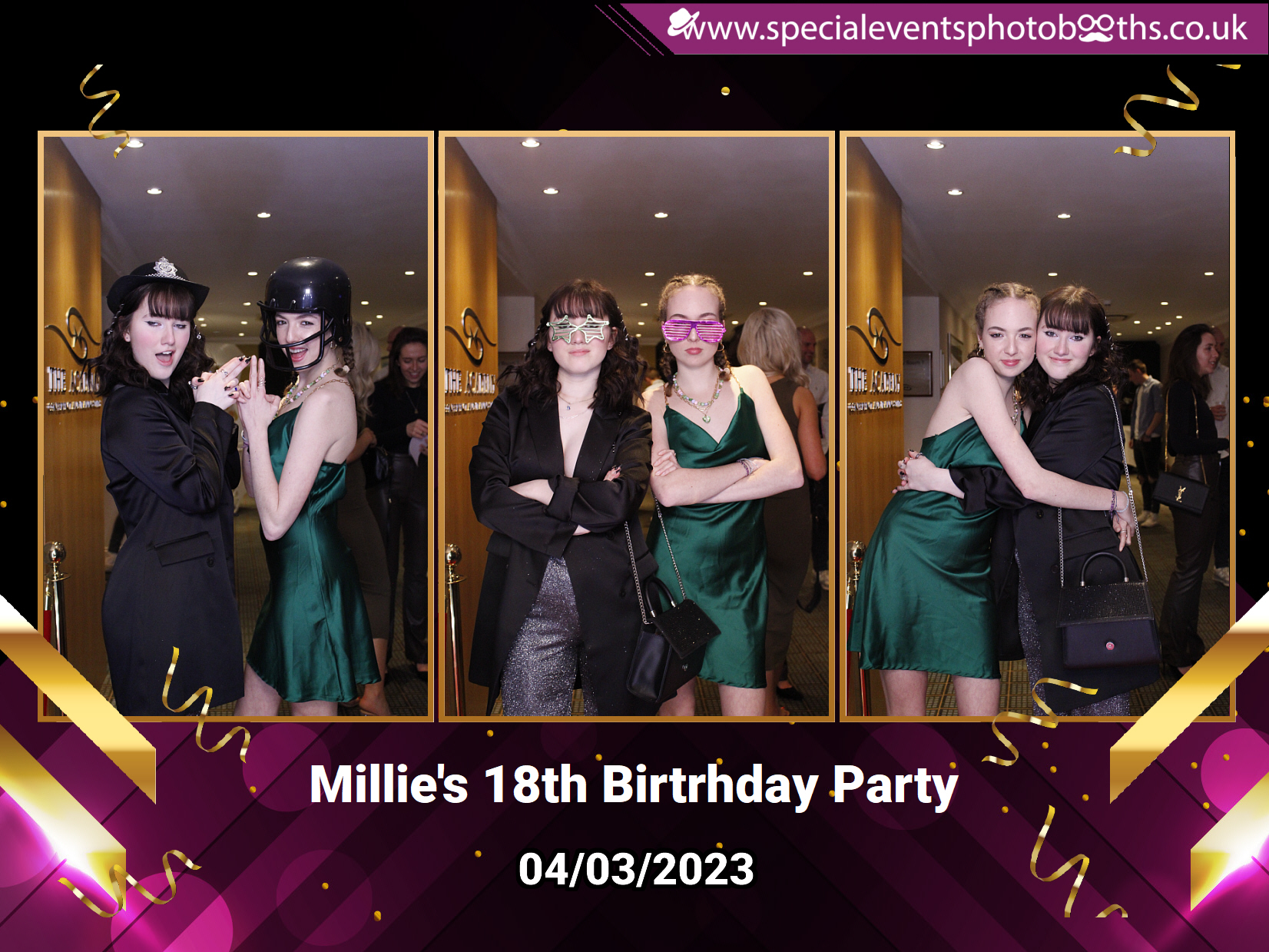 Millie's 18th Birthday Party | View more photos from the event at my.specialeventsphotobooths.co.uk/u/SpecialEventsPhotoBooths/Millies-18th-Birthday-Party-0