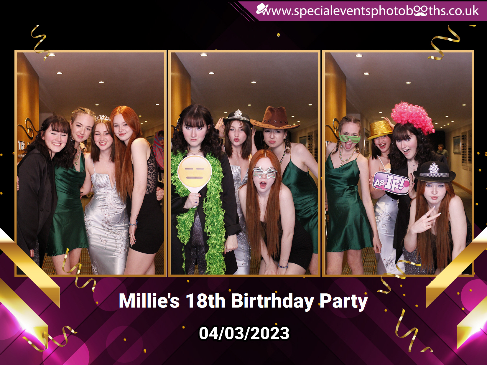 Millie's 18th Birthday Party | View more photos from the event at my.specialeventsphotobooths.co.uk/u/SpecialEventsPhotoBooths/Millies-18th-Birthday-Party-0
