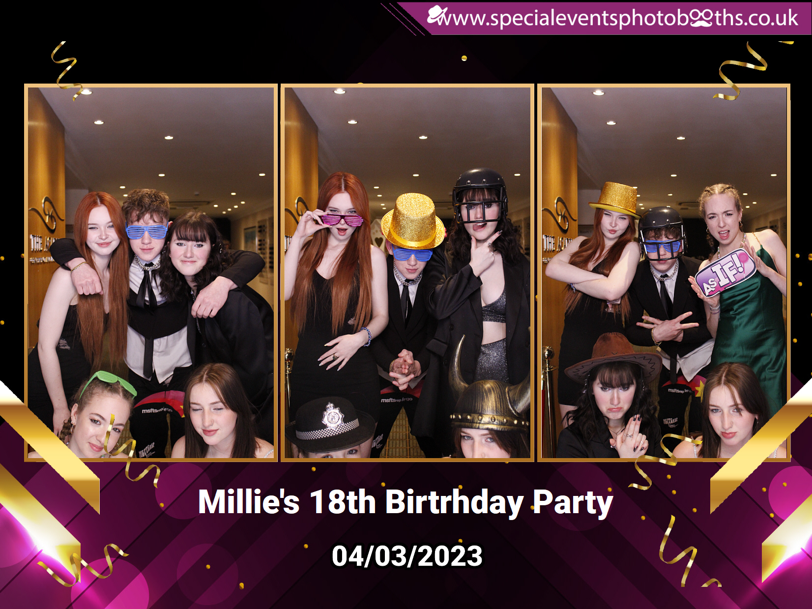 Millie's 18th Birthday Party | View more photos from the event at my.specialeventsphotobooths.co.uk/u/SpecialEventsPhotoBooths/Millies-18th-Birthday-Party-0