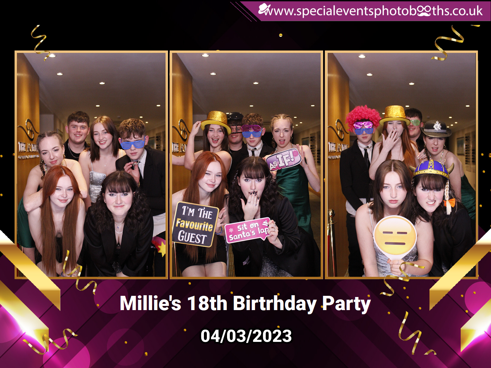 Millie's 18th Birthday Party | View more photos from the event at my.specialeventsphotobooths.co.uk/u/SpecialEventsPhotoBooths/Millies-18th-Birthday-Party-0