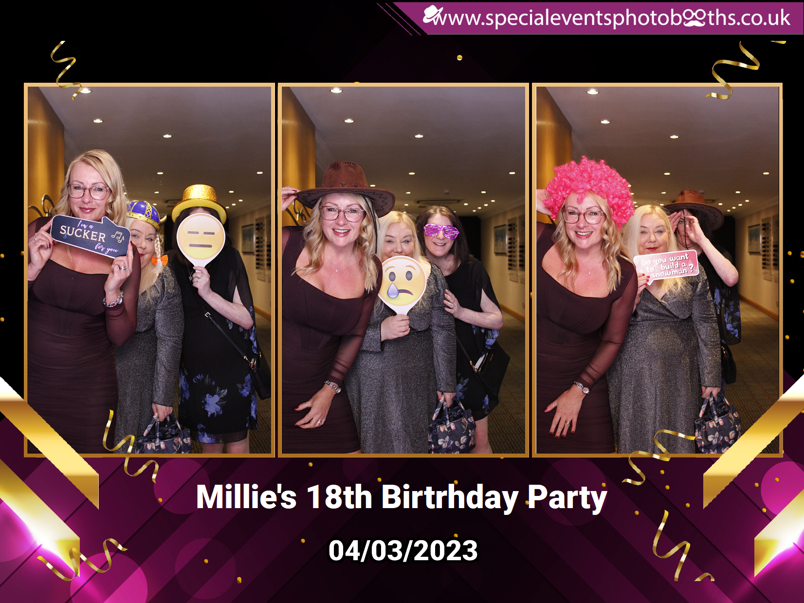 Millie's 18th Birthday Party | View more photos from the event at my.specialeventsphotobooths.co.uk/u/SpecialEventsPhotoBooths/Millies-18th-Birthday-Party-0