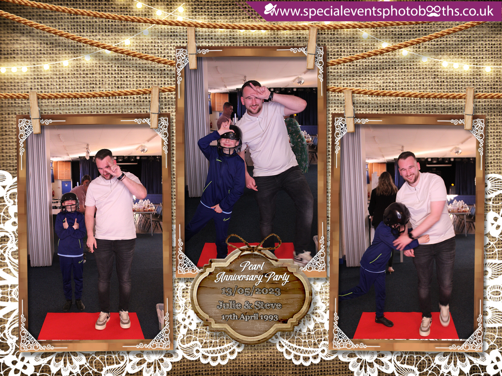 Pearl Anniversary Party | View more photos from the event at my.specialeventsphotobooths.co.uk/u/SpecialEventsPhotoBooths/Pearl-Anniversary-Party