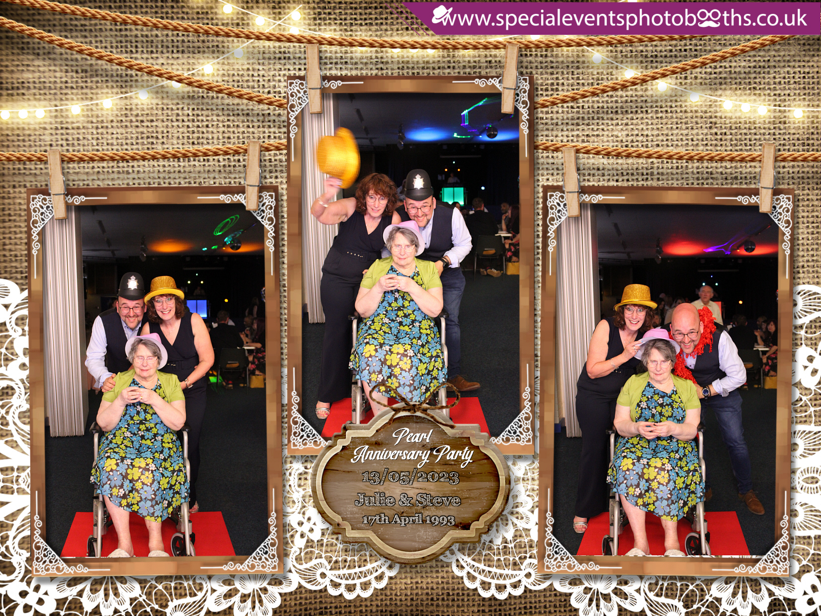 Pearl Anniversary Party | View more photos from the event at my.specialeventsphotobooths.co.uk/u/SpecialEventsPhotoBooths/Pearl-Anniversary-Party