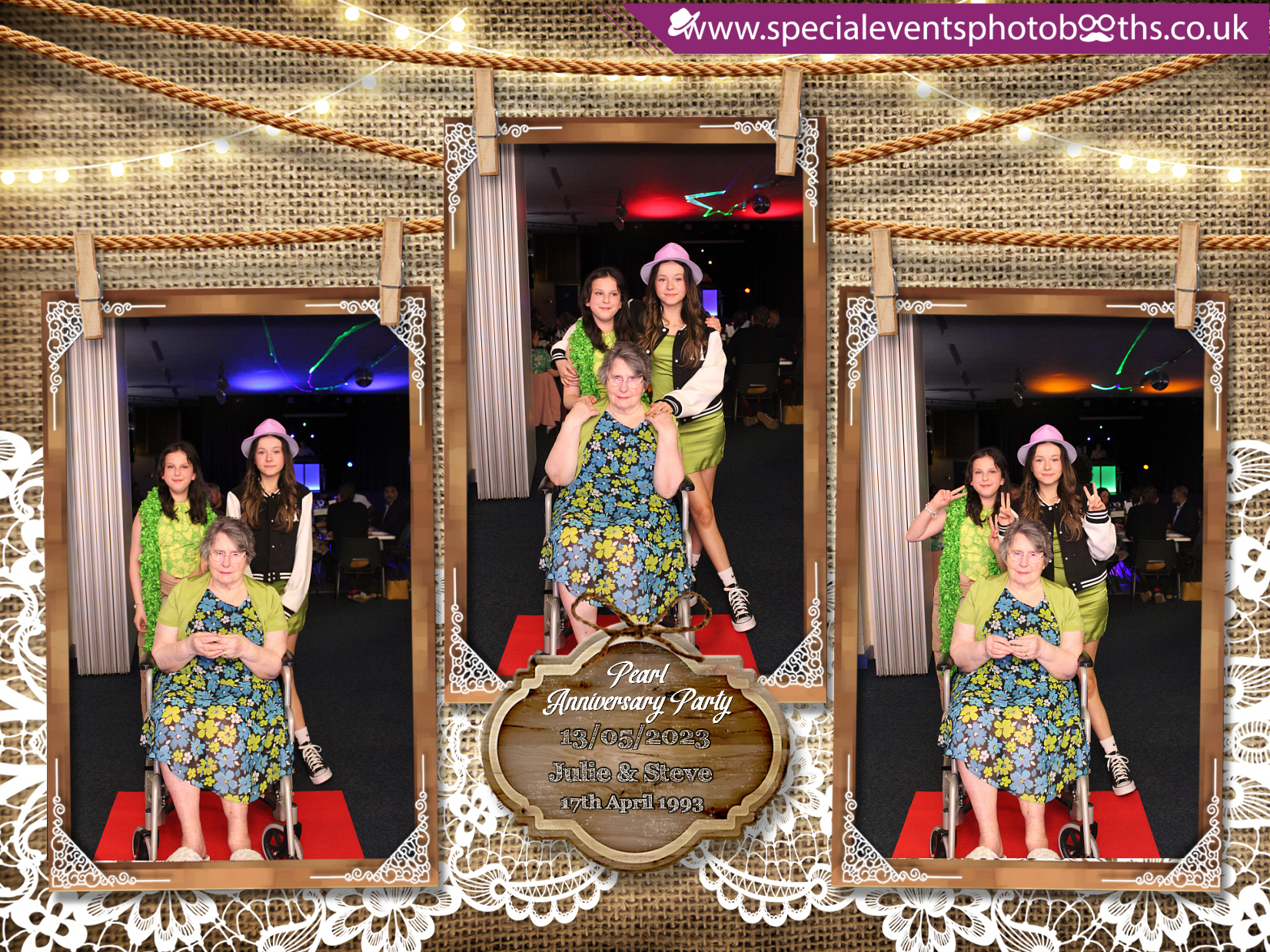 Pearl Anniversary Party | View more photos from the event at my.specialeventsphotobooths.co.uk/u/SpecialEventsPhotoBooths/Pearl-Anniversary-Party