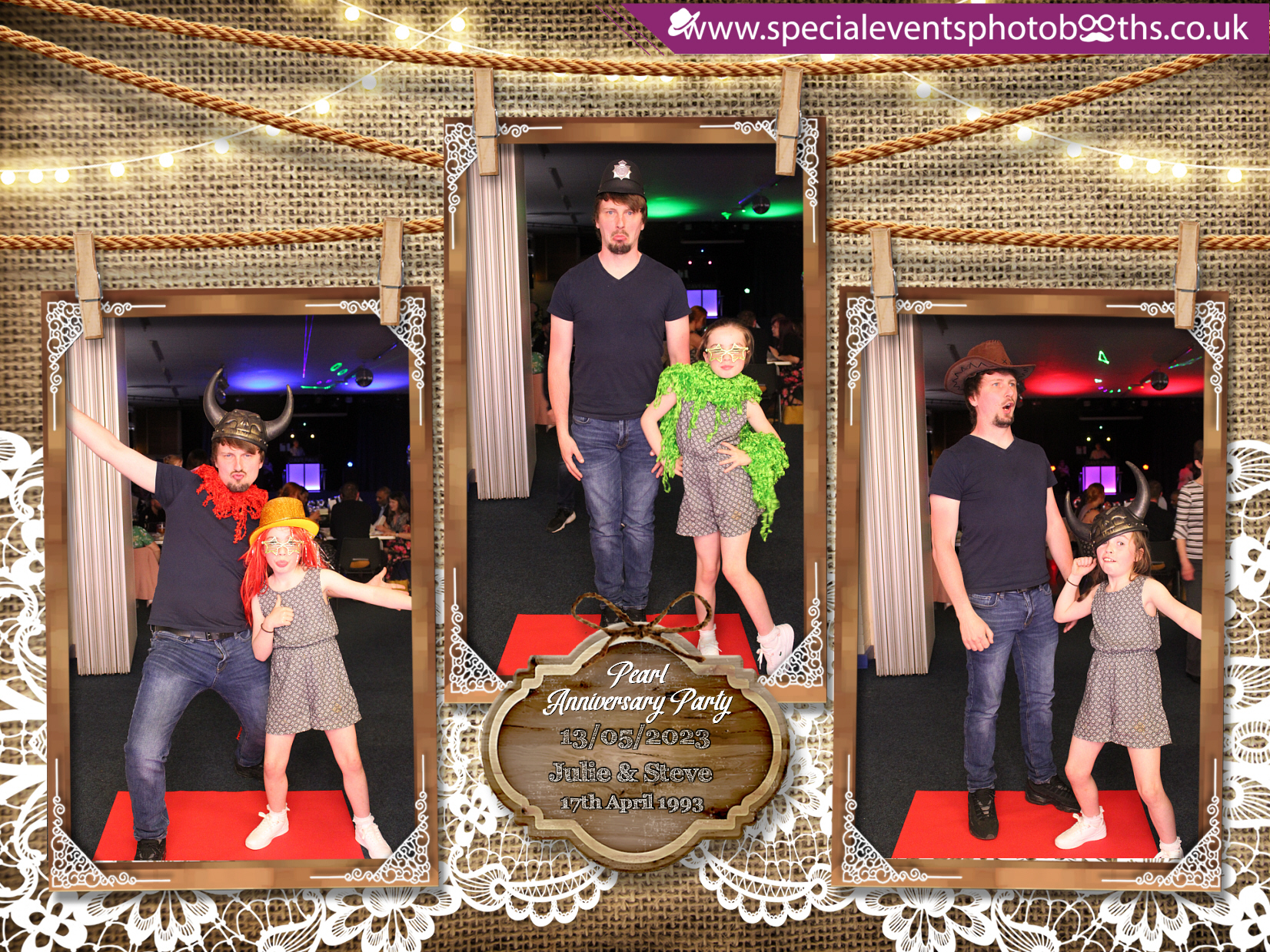 Pearl Anniversary Party | View more photos from the event at my.specialeventsphotobooths.co.uk/u/SpecialEventsPhotoBooths/Pearl-Anniversary-Party