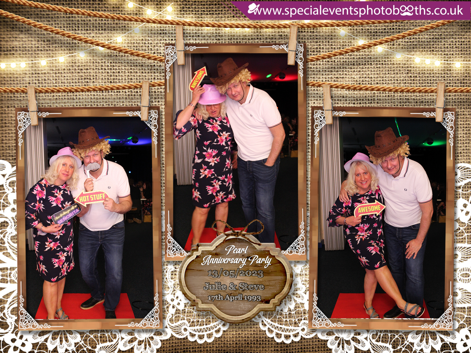 Pearl Anniversary Party | View more photos from the event at my.specialeventsphotobooths.co.uk/u/SpecialEventsPhotoBooths/Pearl-Anniversary-Party