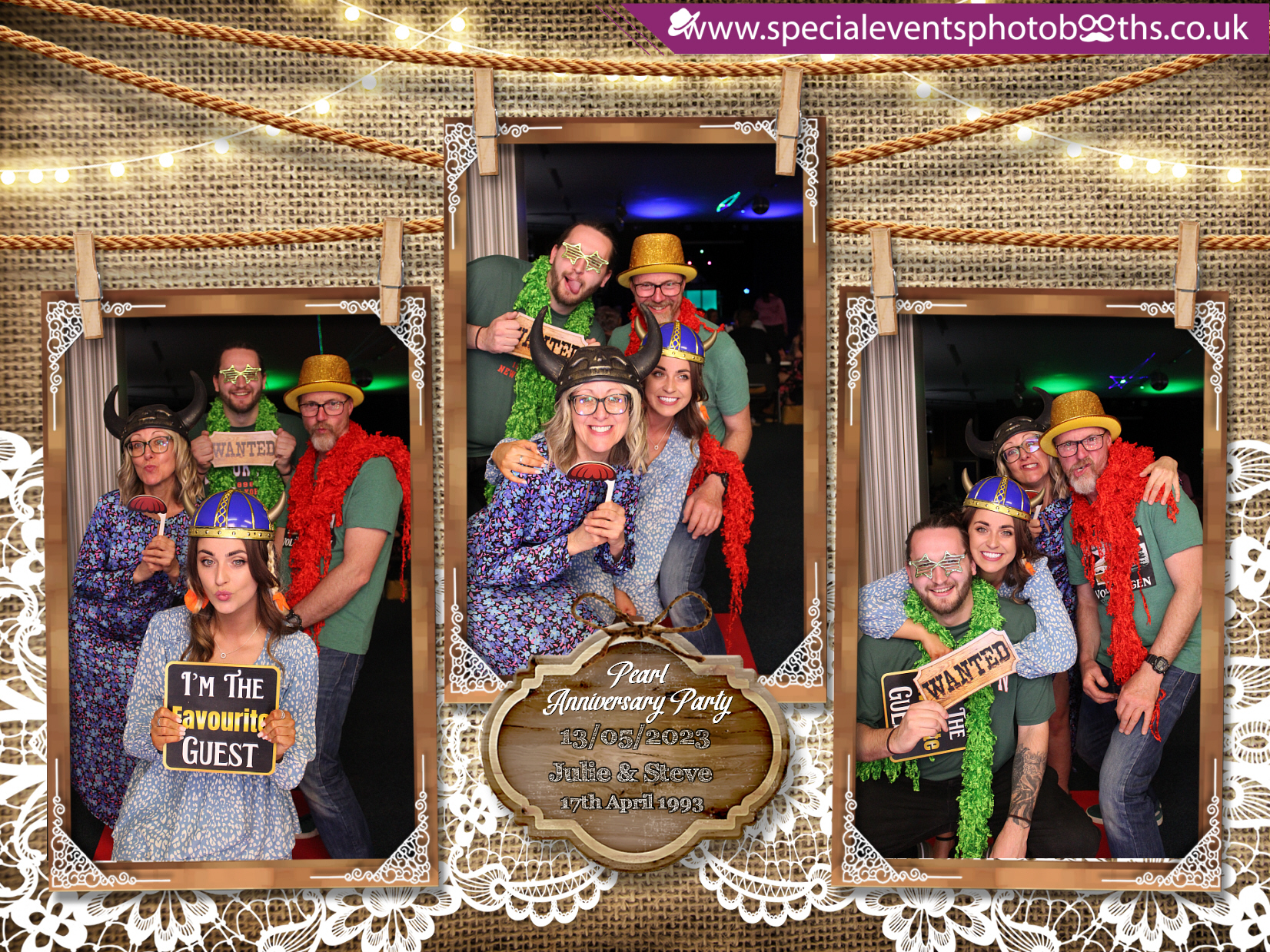 Pearl Anniversary Party | View more photos from the event at my.specialeventsphotobooths.co.uk/u/SpecialEventsPhotoBooths/Pearl-Anniversary-Party
