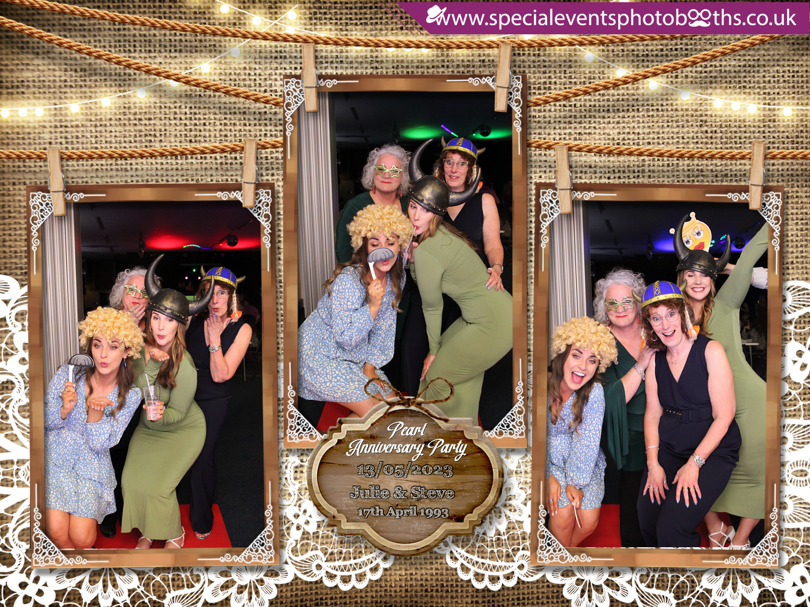 Pearl Anniversary Party | View more photos from the event at my.specialeventsphotobooths.co.uk/u/SpecialEventsPhotoBooths/Pearl-Anniversary-Party