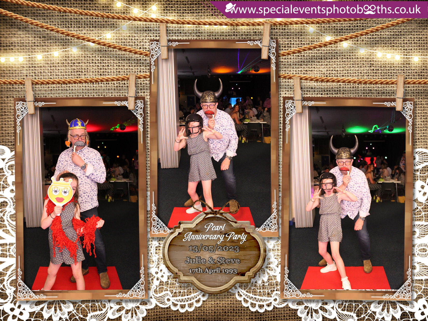 Pearl Anniversary Party | View more photos from the event at my.specialeventsphotobooths.co.uk/u/SpecialEventsPhotoBooths/Pearl-Anniversary-Party