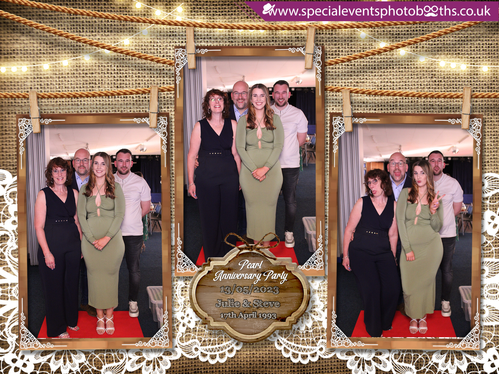 Pearl Anniversary Party | View more photos from the event at my.specialeventsphotobooths.co.uk/u/SpecialEventsPhotoBooths/Pearl-Anniversary-Party