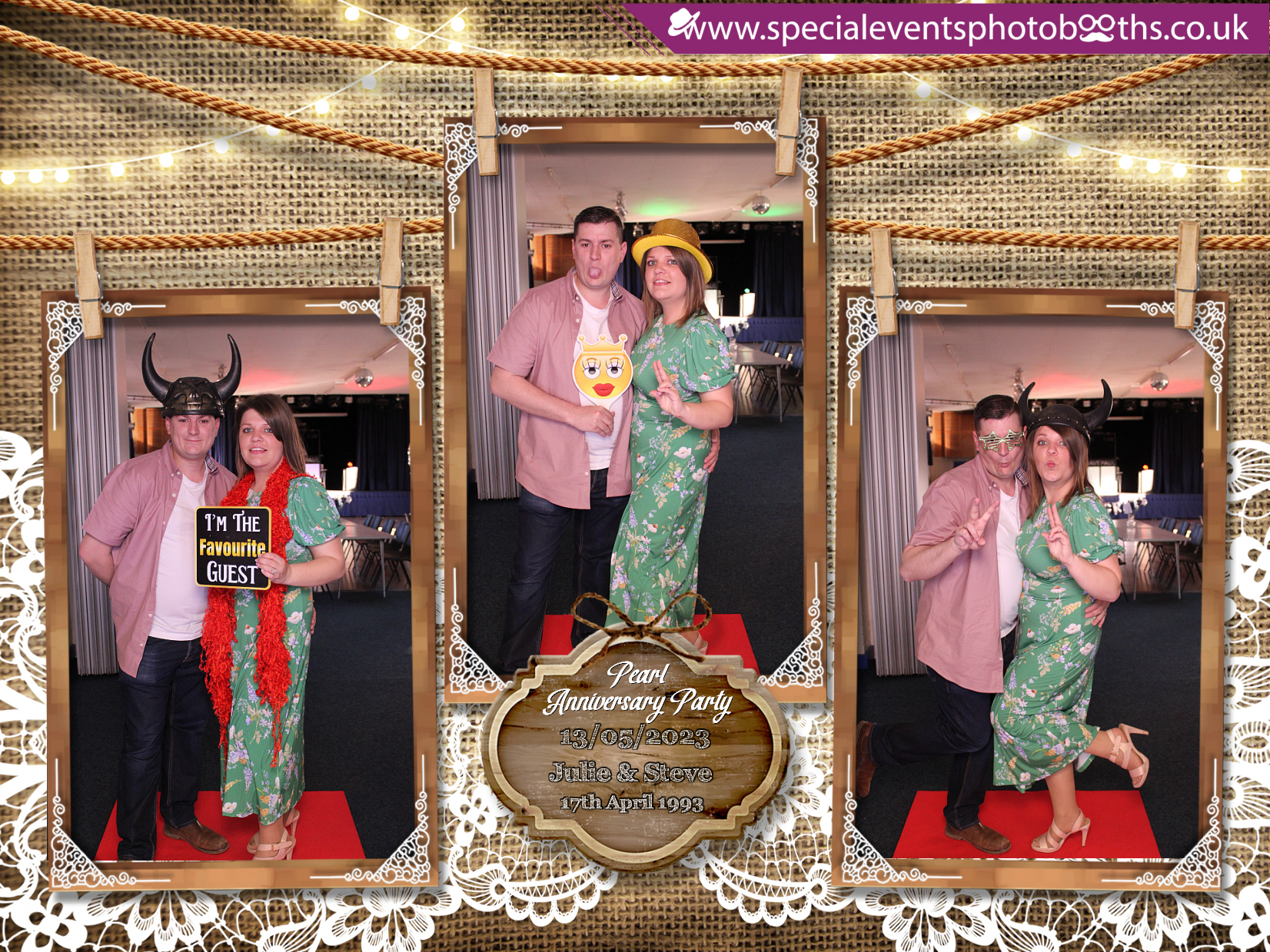 Pearl Anniversary Party | View more photos from the event at my.specialeventsphotobooths.co.uk/u/SpecialEventsPhotoBooths/Pearl-Anniversary-Party