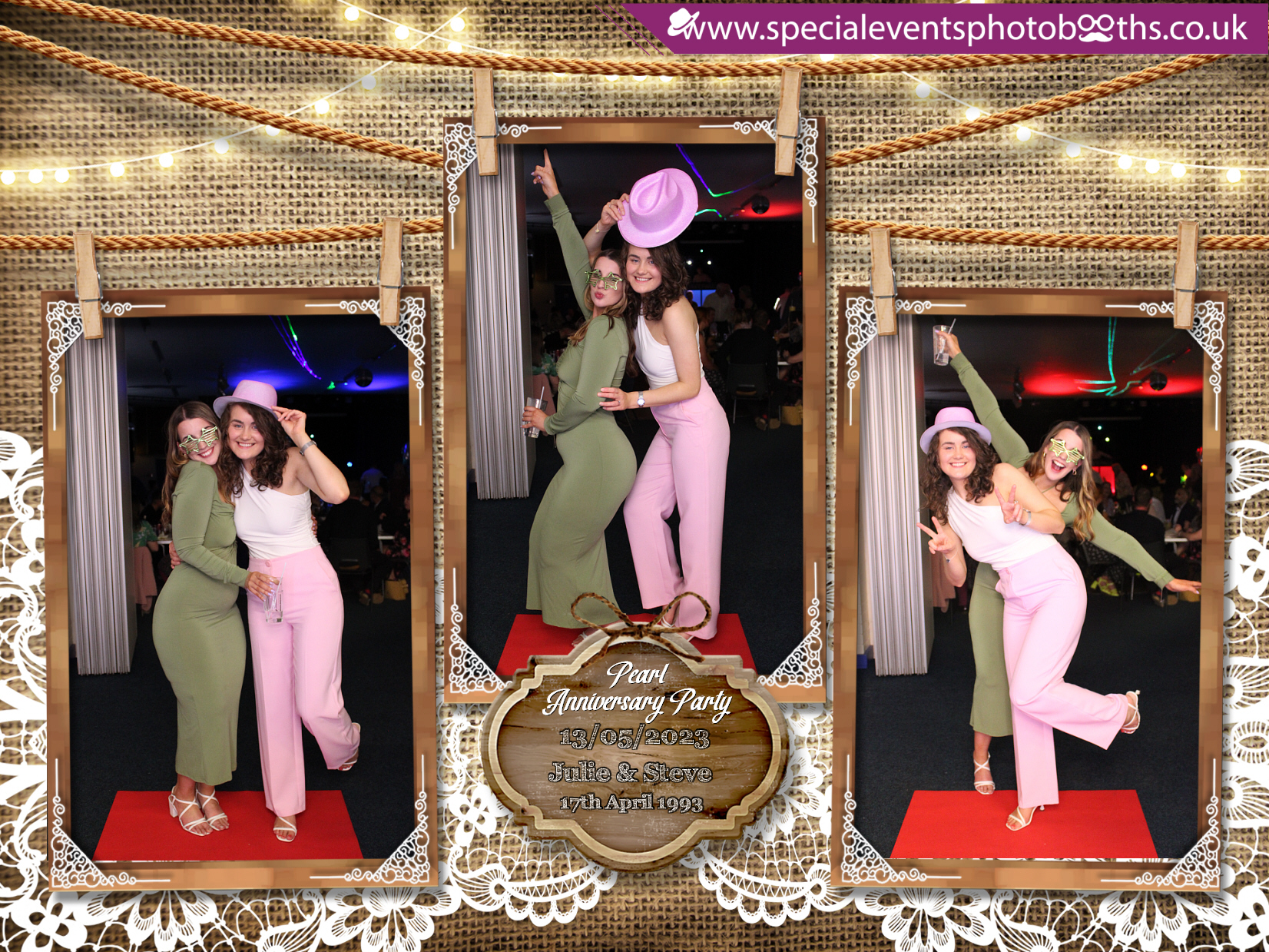 Pearl Anniversary Party | View more photos from the event at my.specialeventsphotobooths.co.uk/u/SpecialEventsPhotoBooths/Pearl-Anniversary-Party