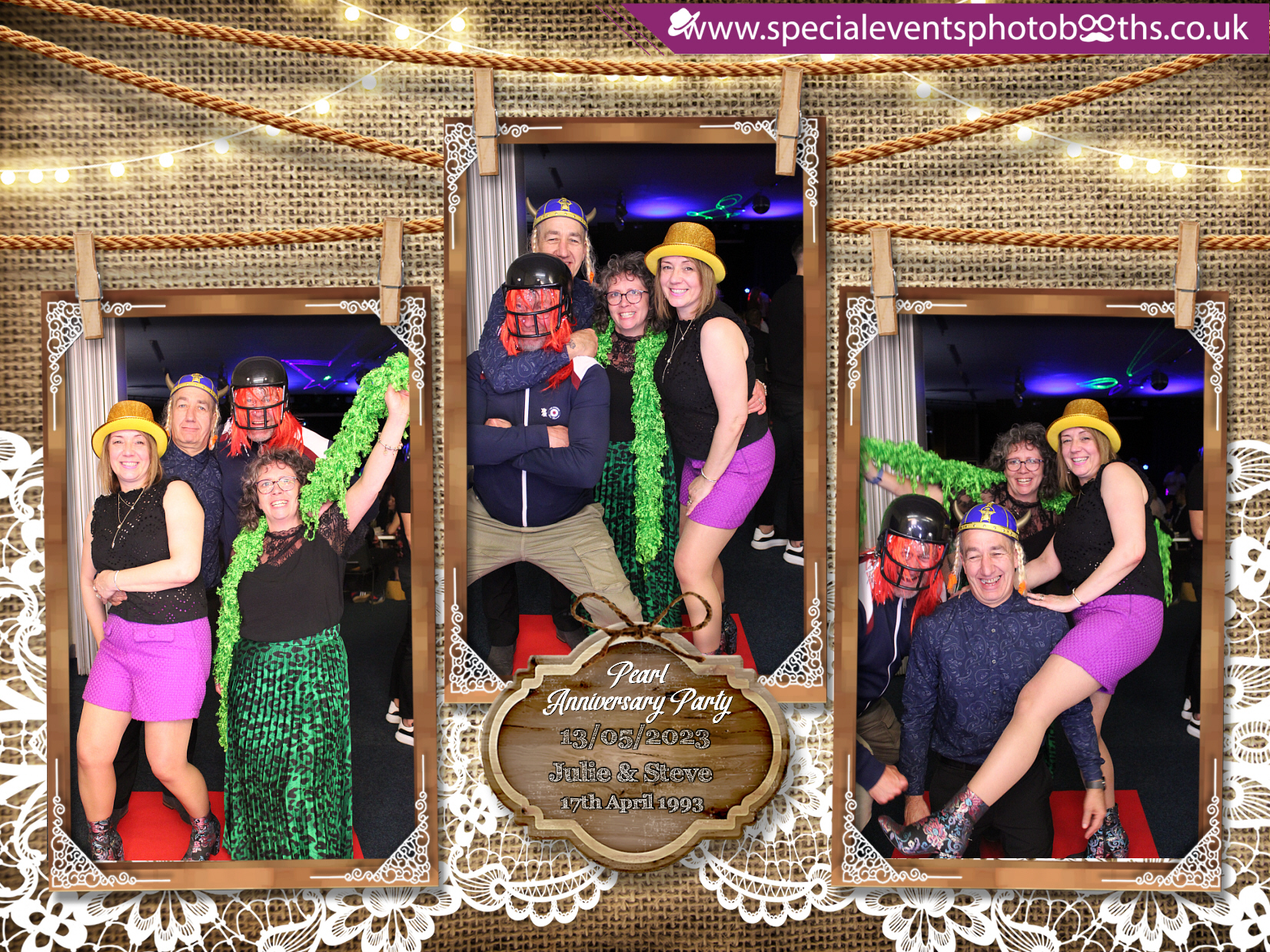 Pearl Anniversary Party | View more photos from the event at my.specialeventsphotobooths.co.uk/u/SpecialEventsPhotoBooths/Pearl-Anniversary-Party